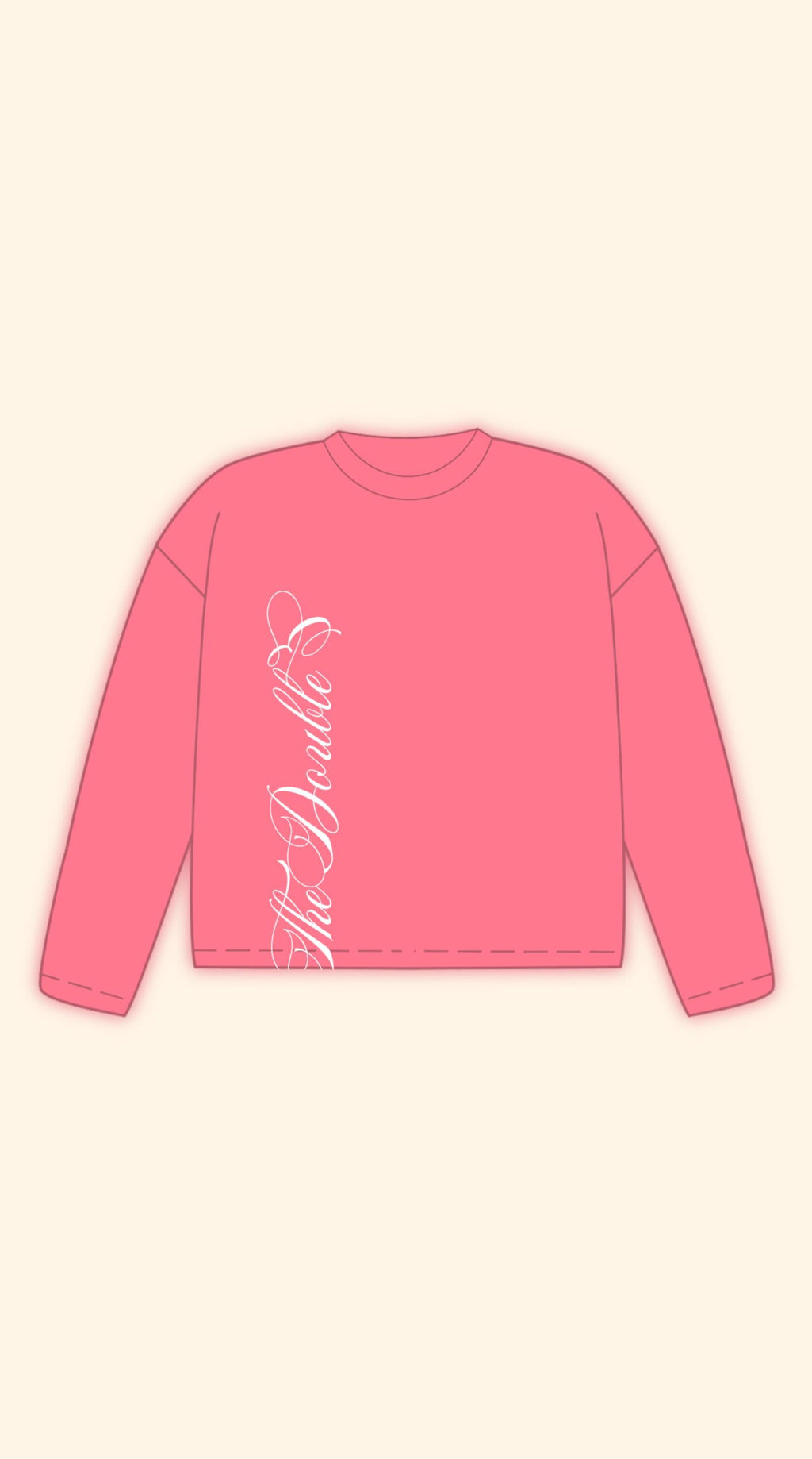 VERTICAL BOXY PINK LONGSLEEVE