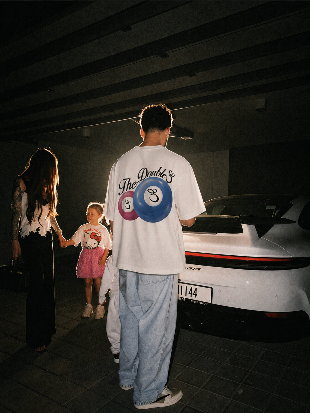 BILLIARDS BOXY WHITE TEE