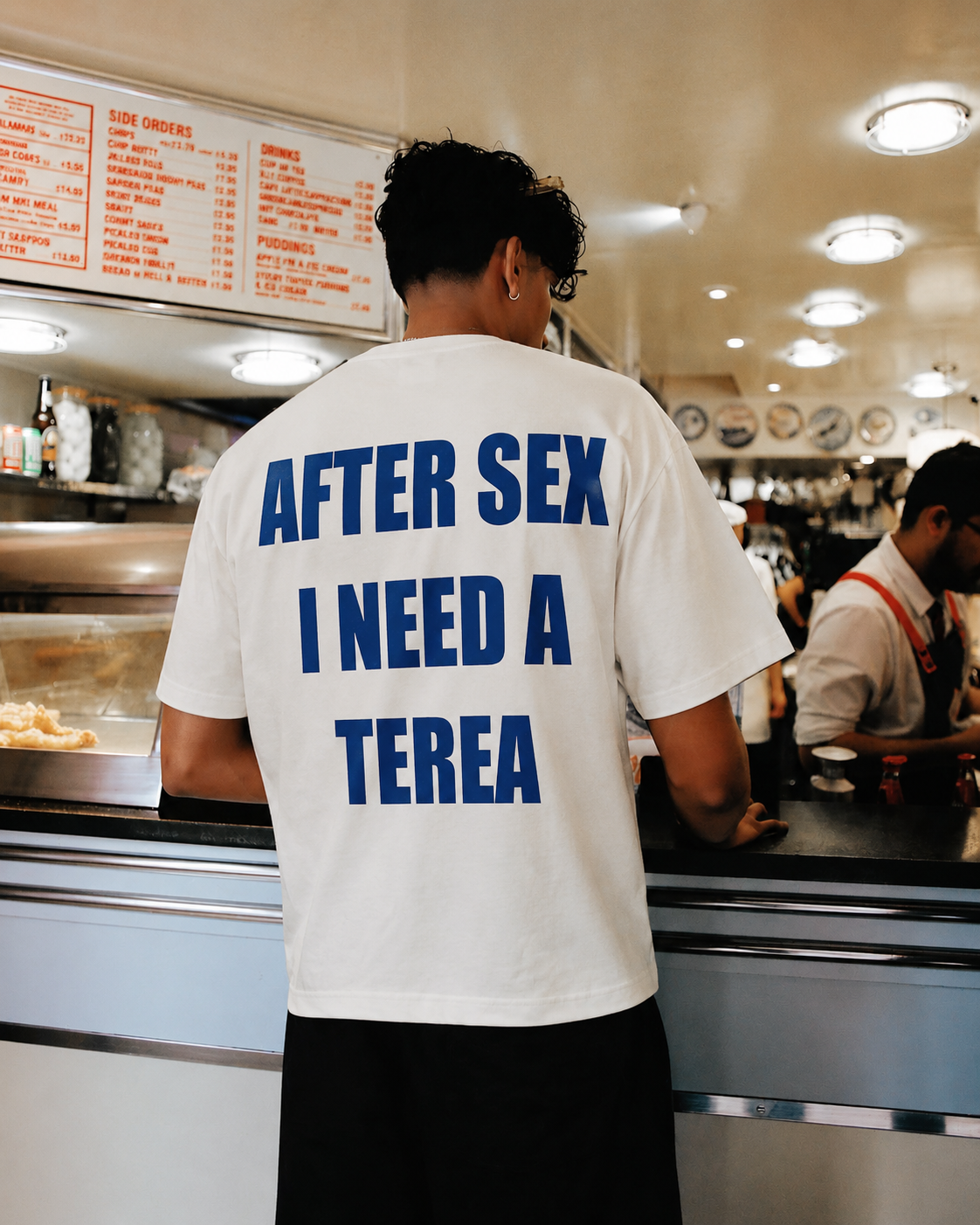 TEREA BOXY WHITE TEE