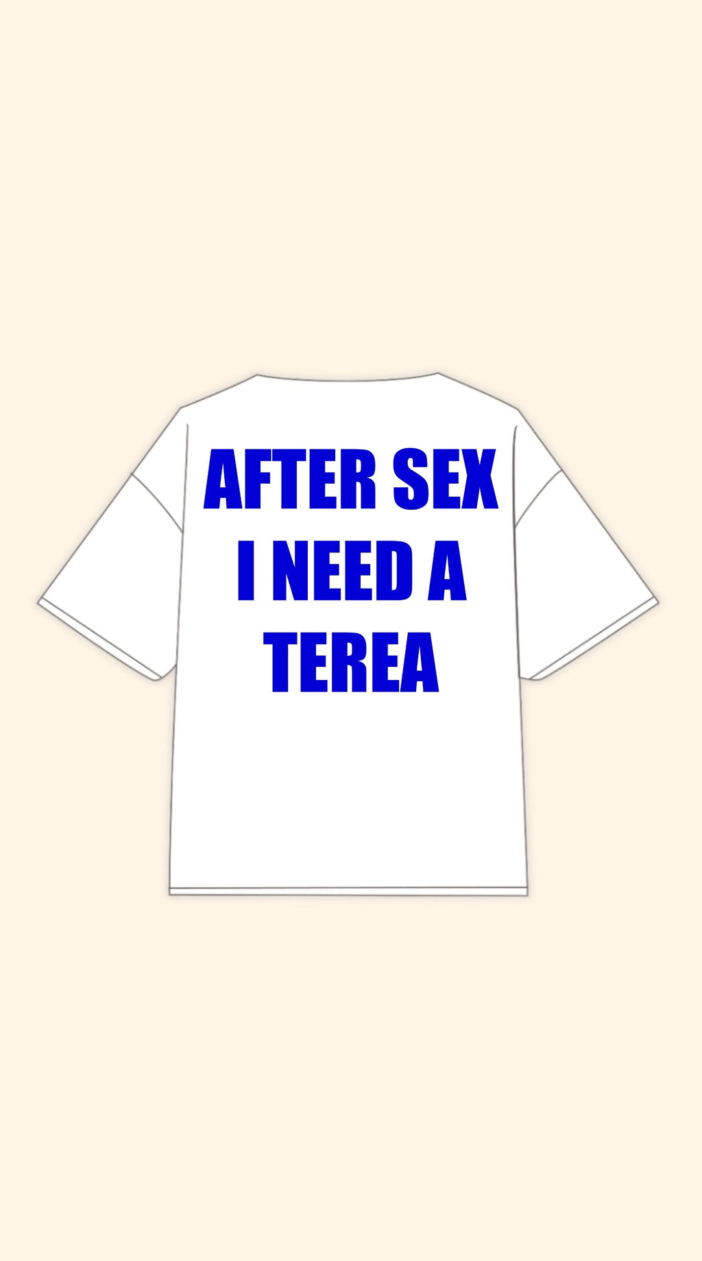 TEREA BOXY WHITE TEE