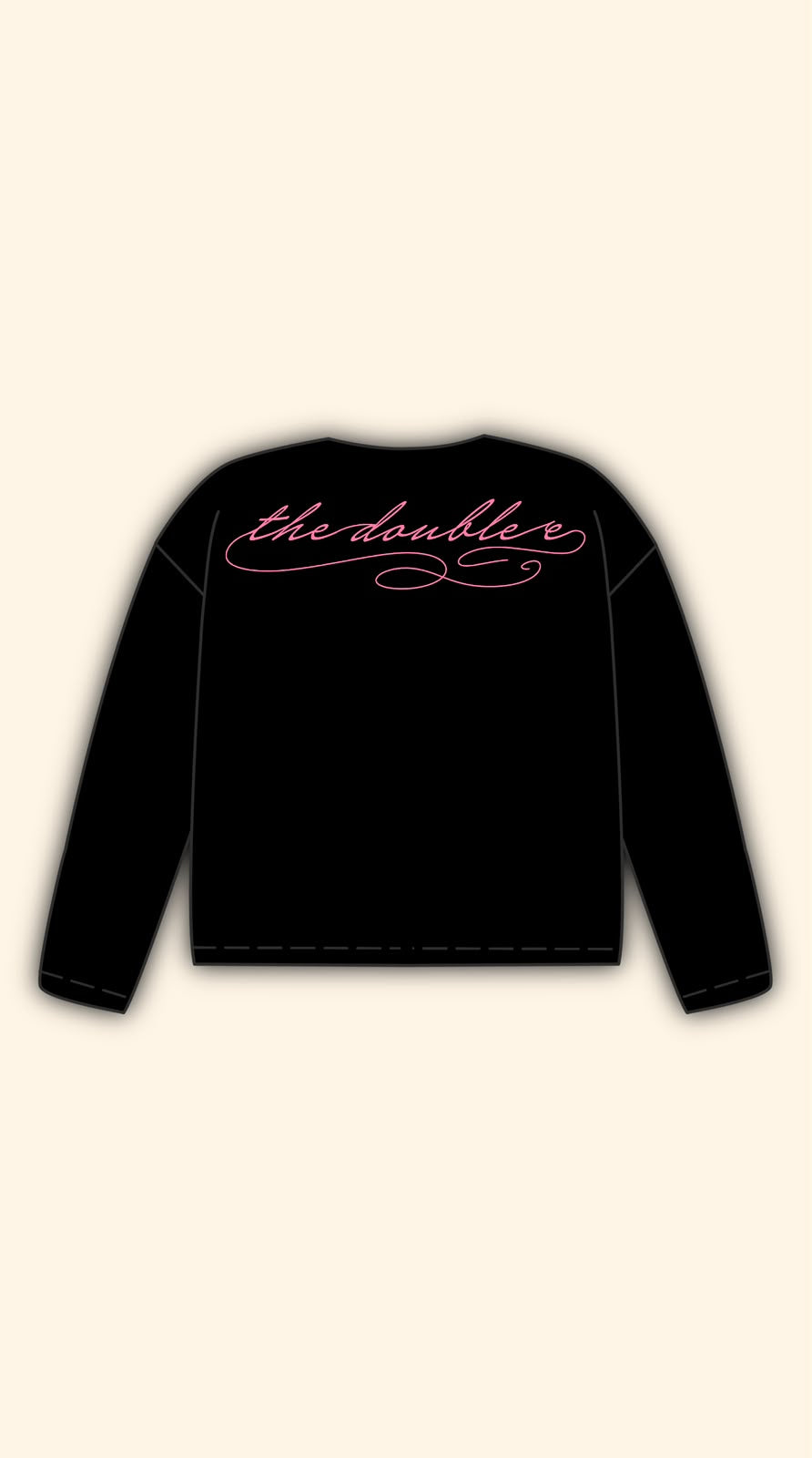COLLEGE DEPT BOXY WHITE LONGSLEEVE