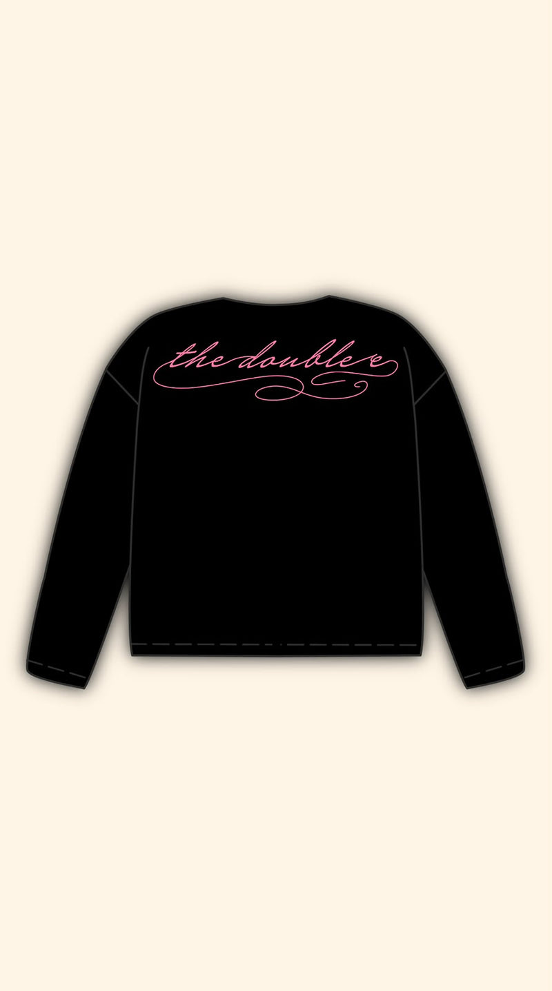 COLLEGE DEPT BOXY WHITE LONGSLEEVE