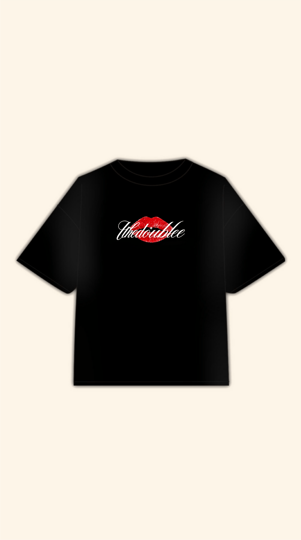 KISS BOXY BLACK TEE