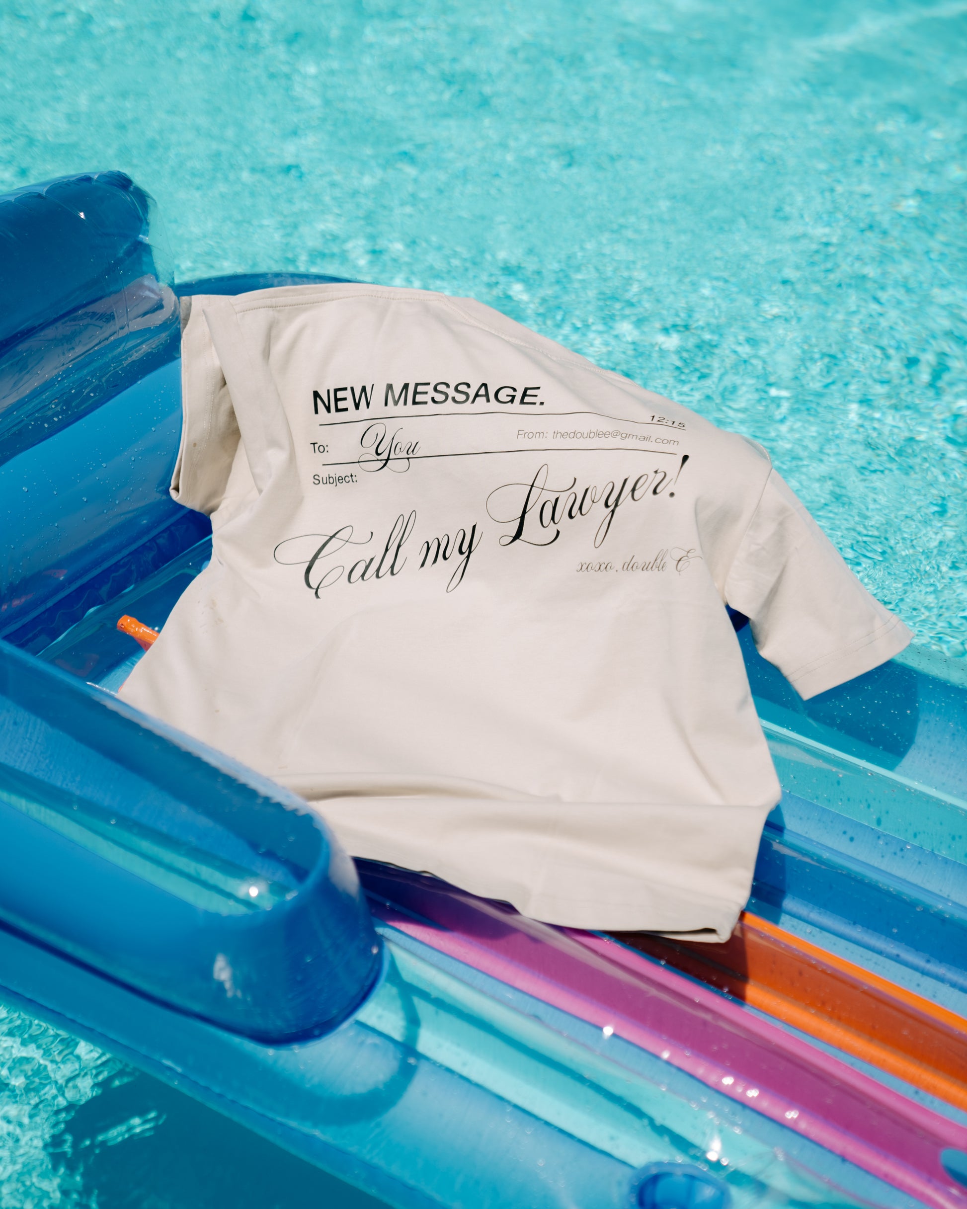 CALL MY LAWYER CREAMY TEE