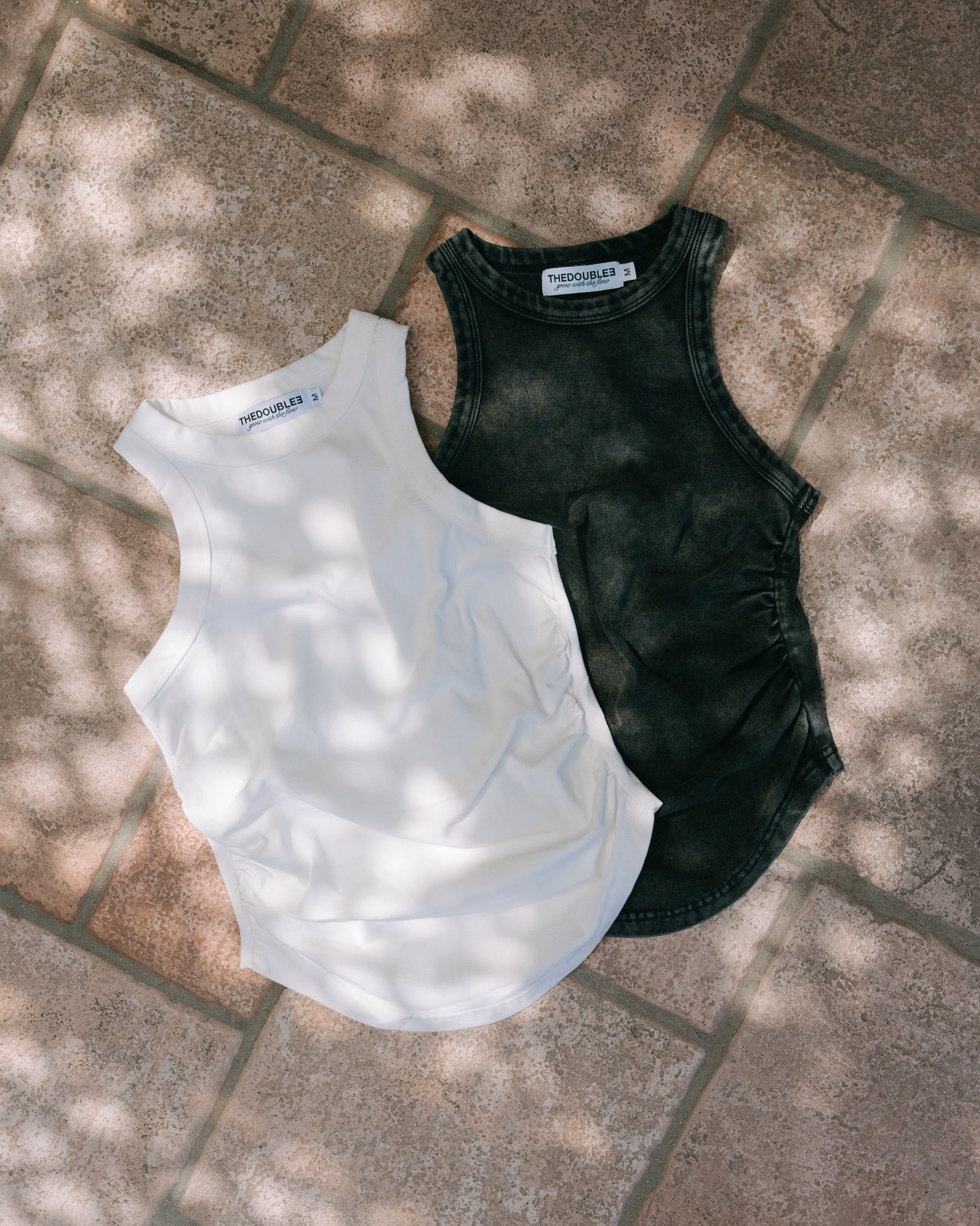 BLACK WASHED TANK TOP