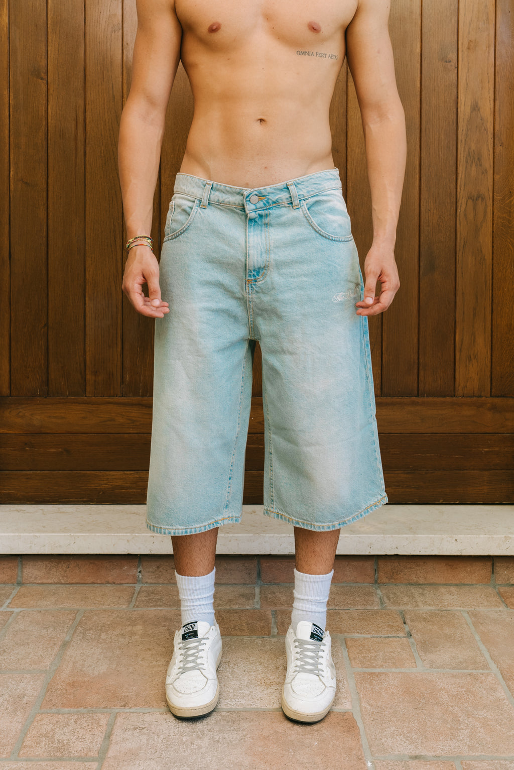 DENIM JORTS