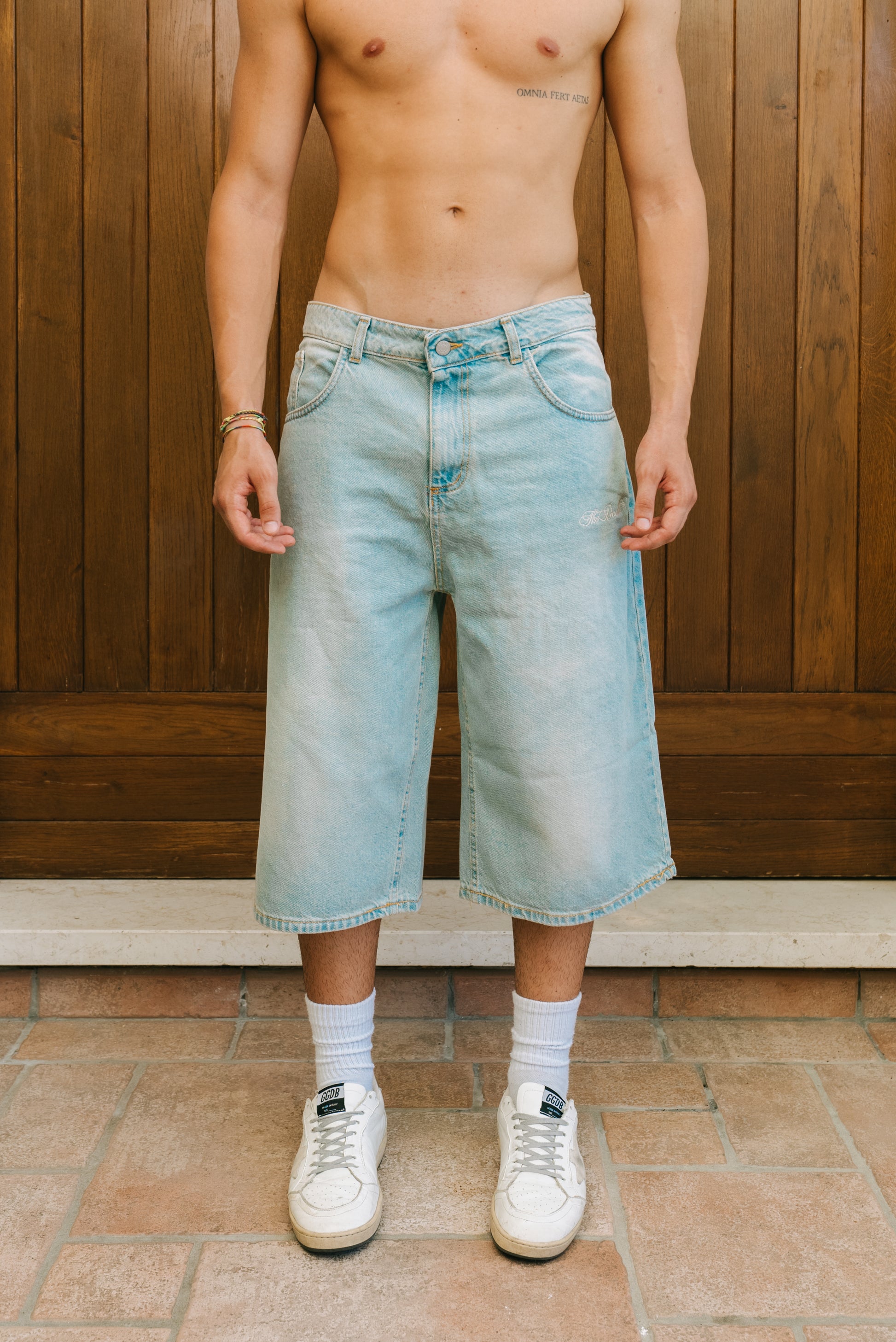 DENIM JORTS