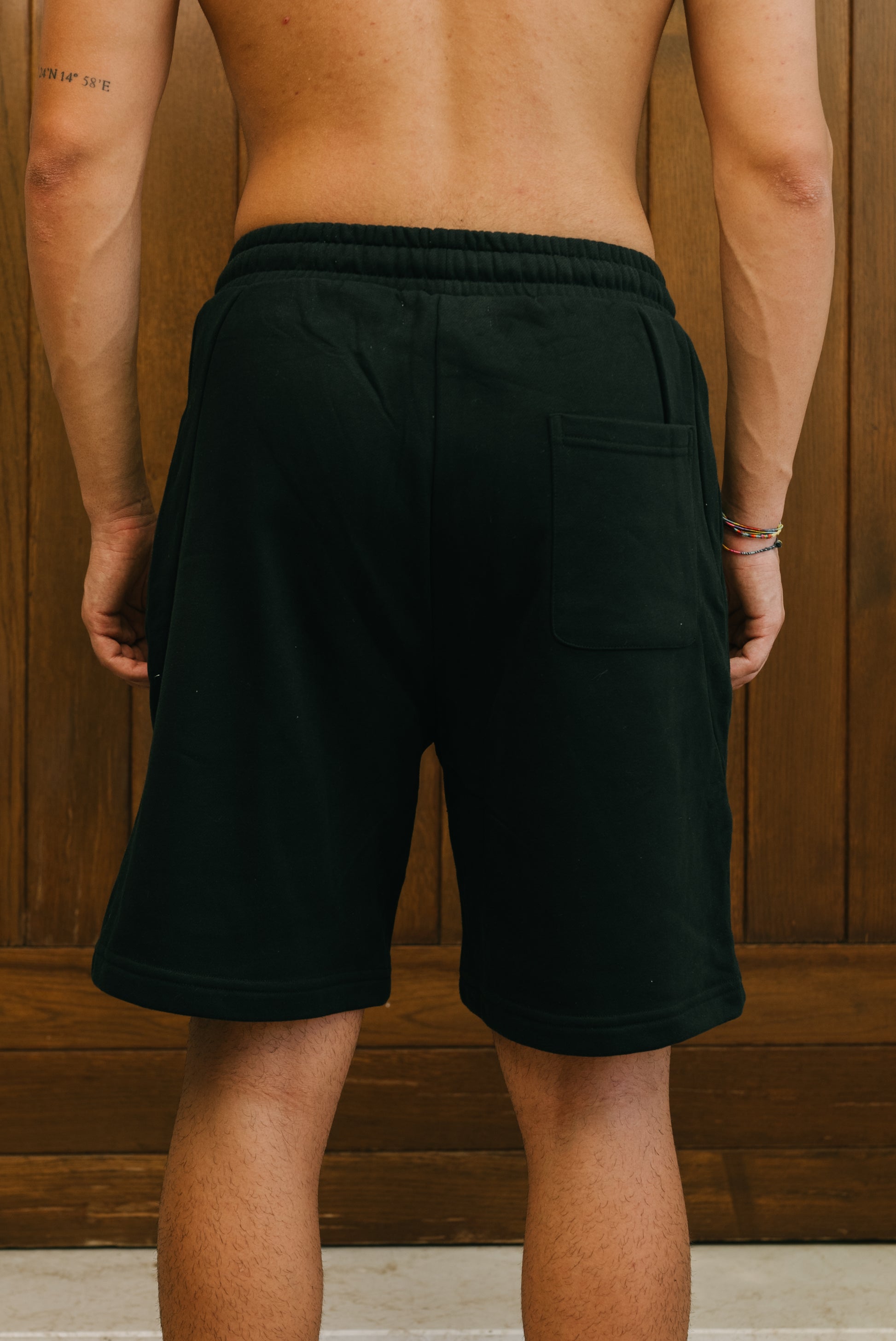 LOGO BLACK SHORTS