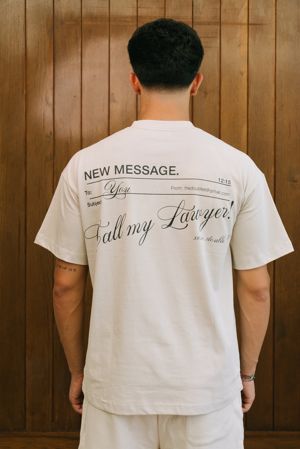 CALL MY LAWYER CREAMY TEE