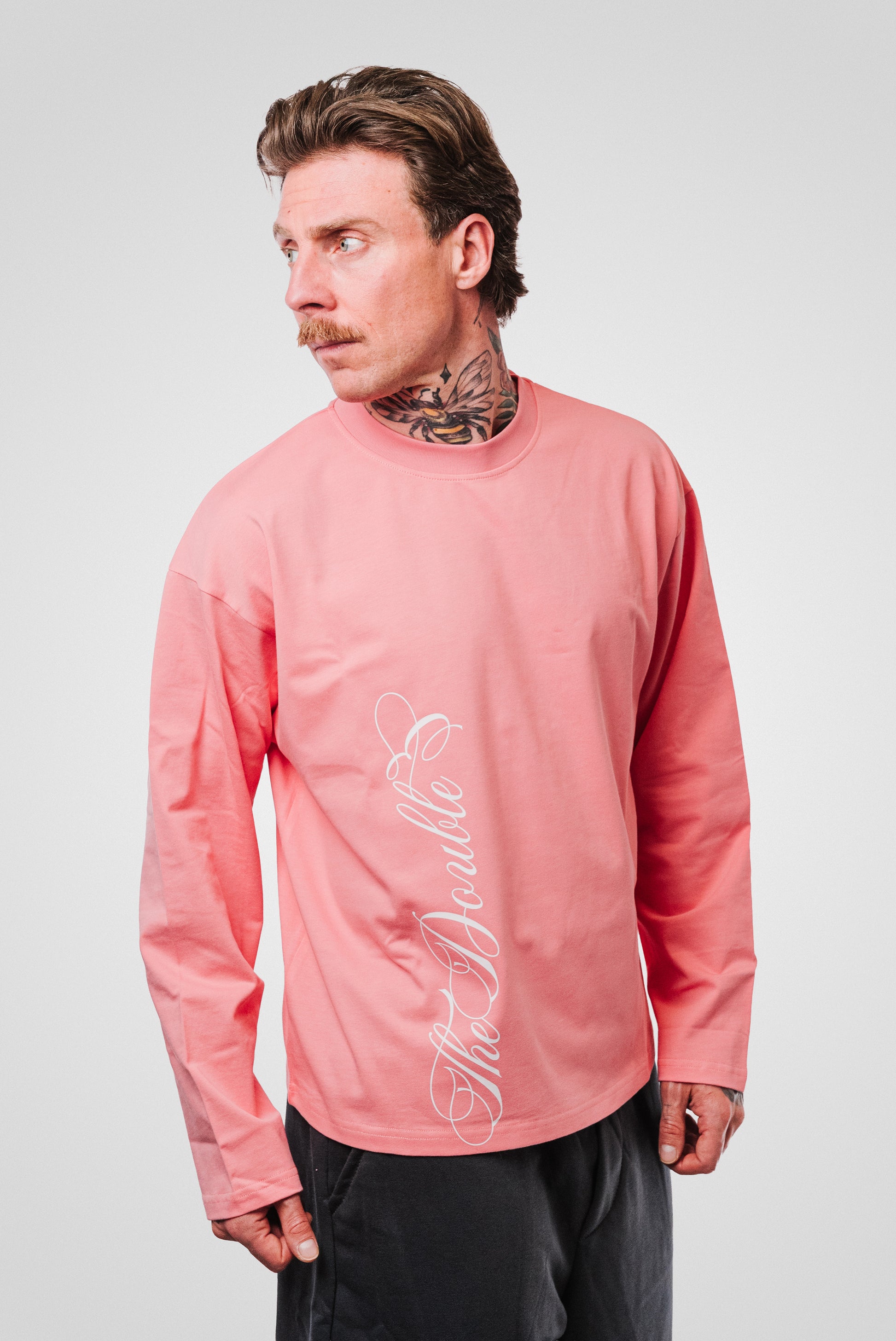 VERTICAL BOXY PINK LONGSLEEVE