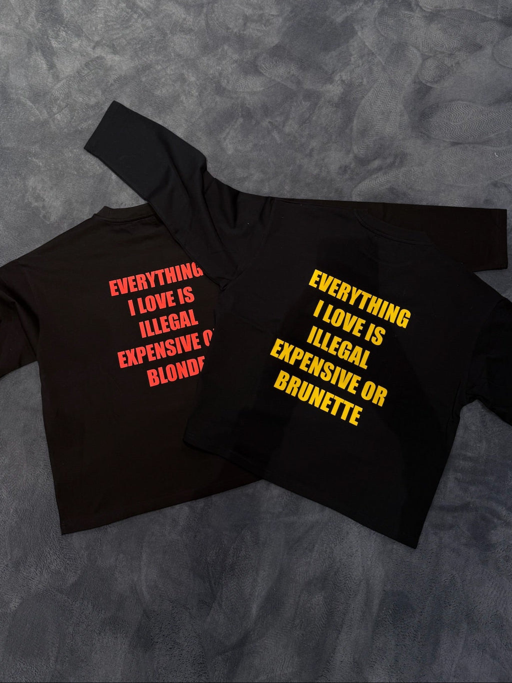 BLONDE LONGSLEEVE TEE BLACK