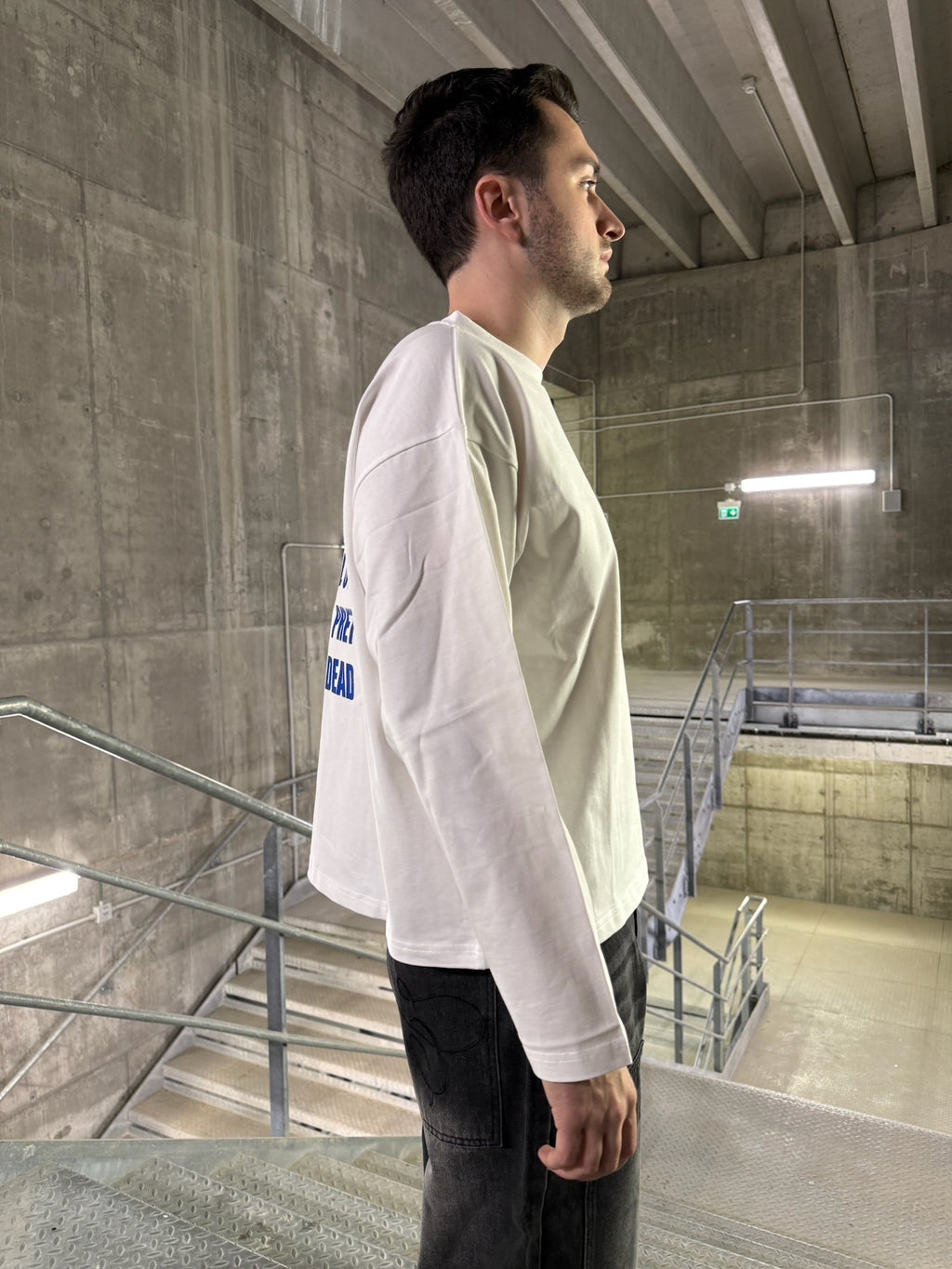 NOBODY LONGSLEEVE TEE BLACK