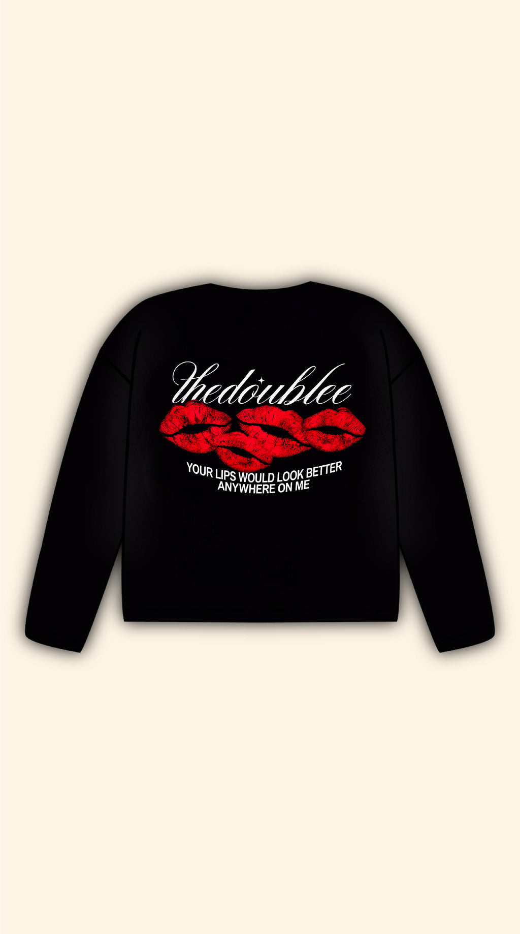 KISS BLACK LONGSLEEVE