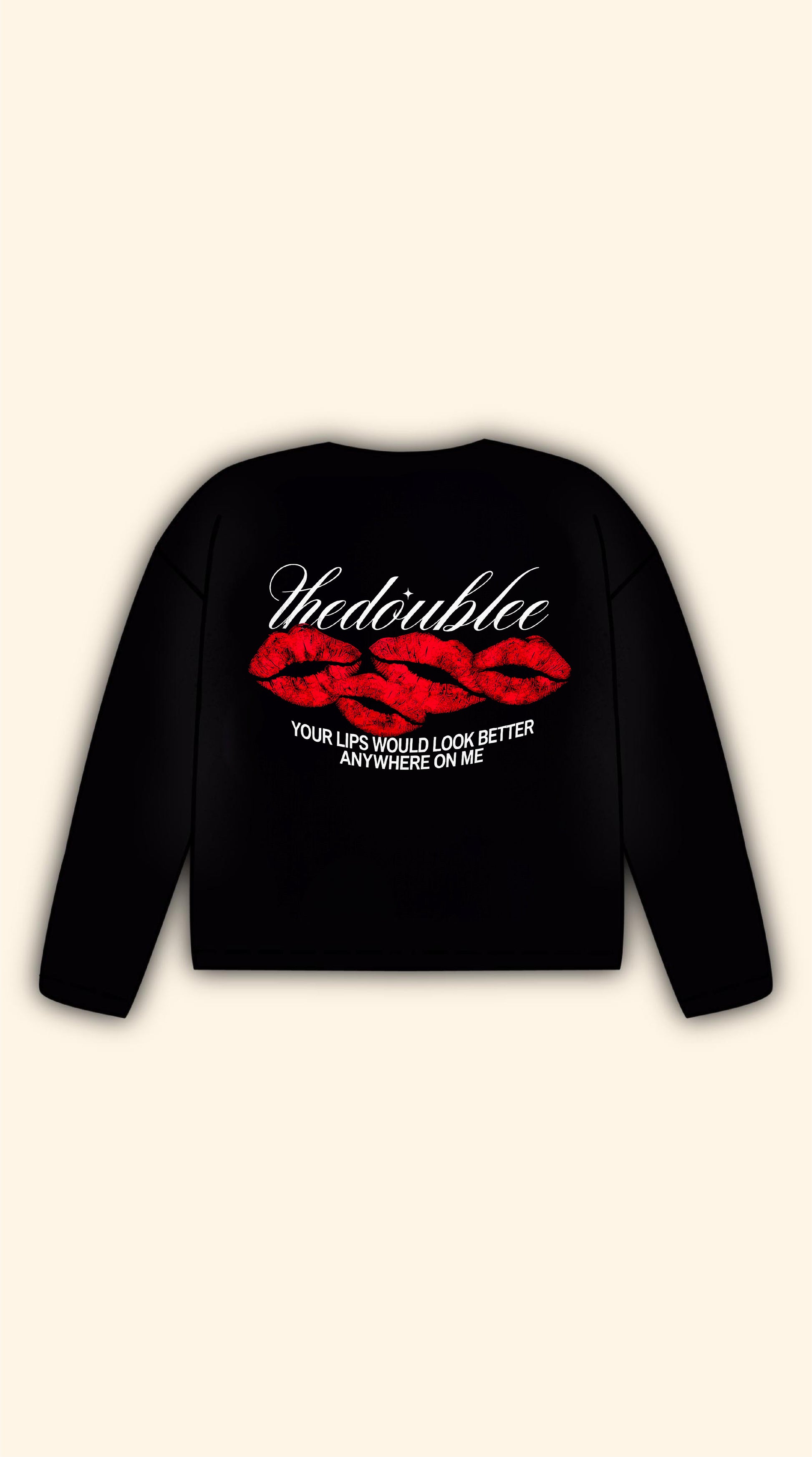 KISS BLACK LONGSLEEVE