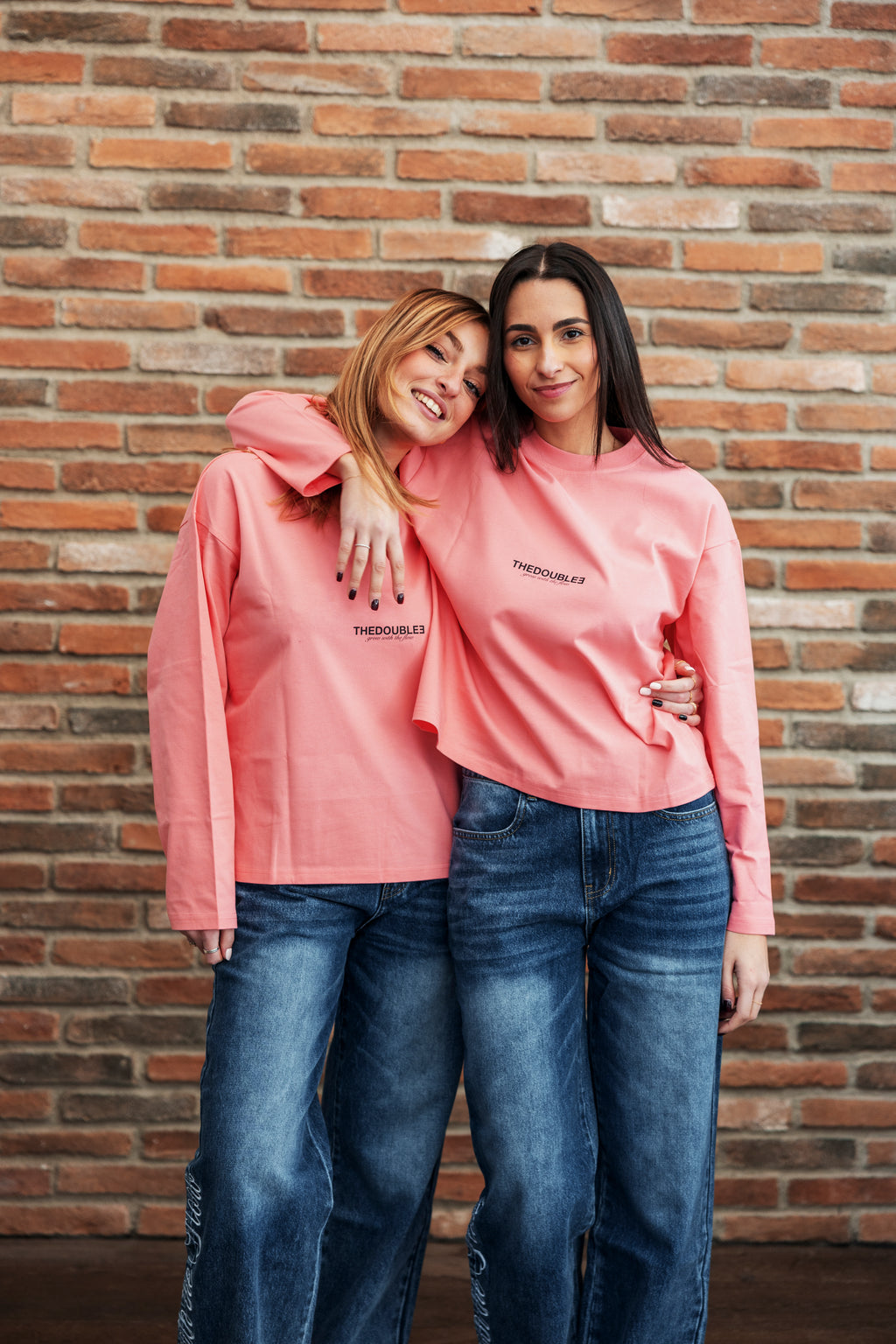 SIGN PINK BOXY LONGSLEEVE
