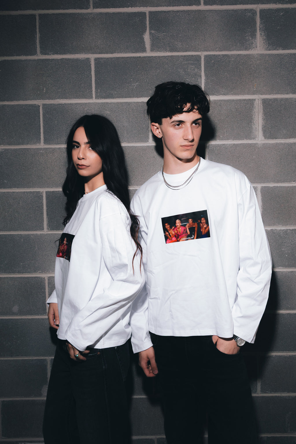 FUCKERS BOXY WHITE LONGSLEEVE
