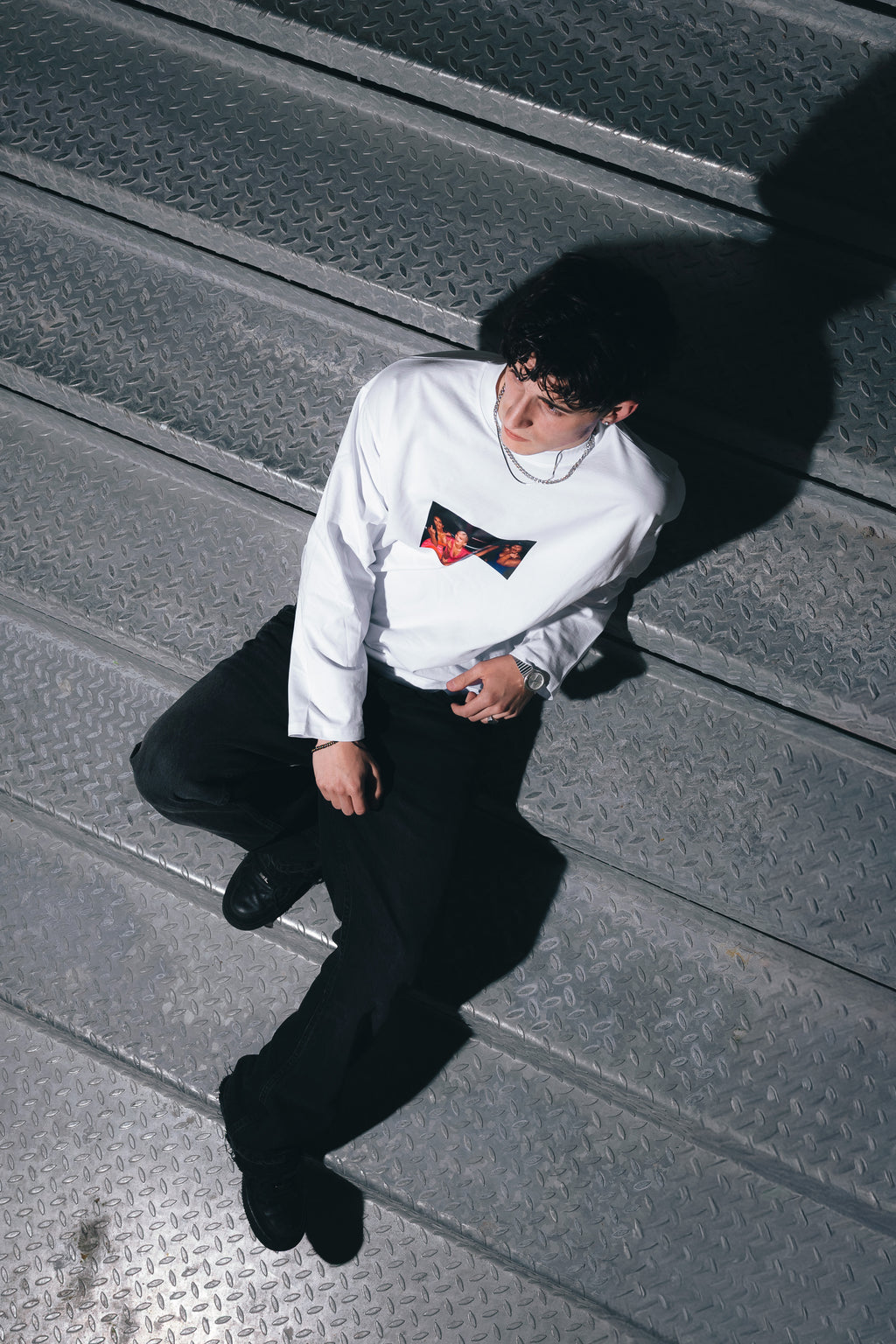 FUCKERS BOXY WHITE LONGSLEEVE