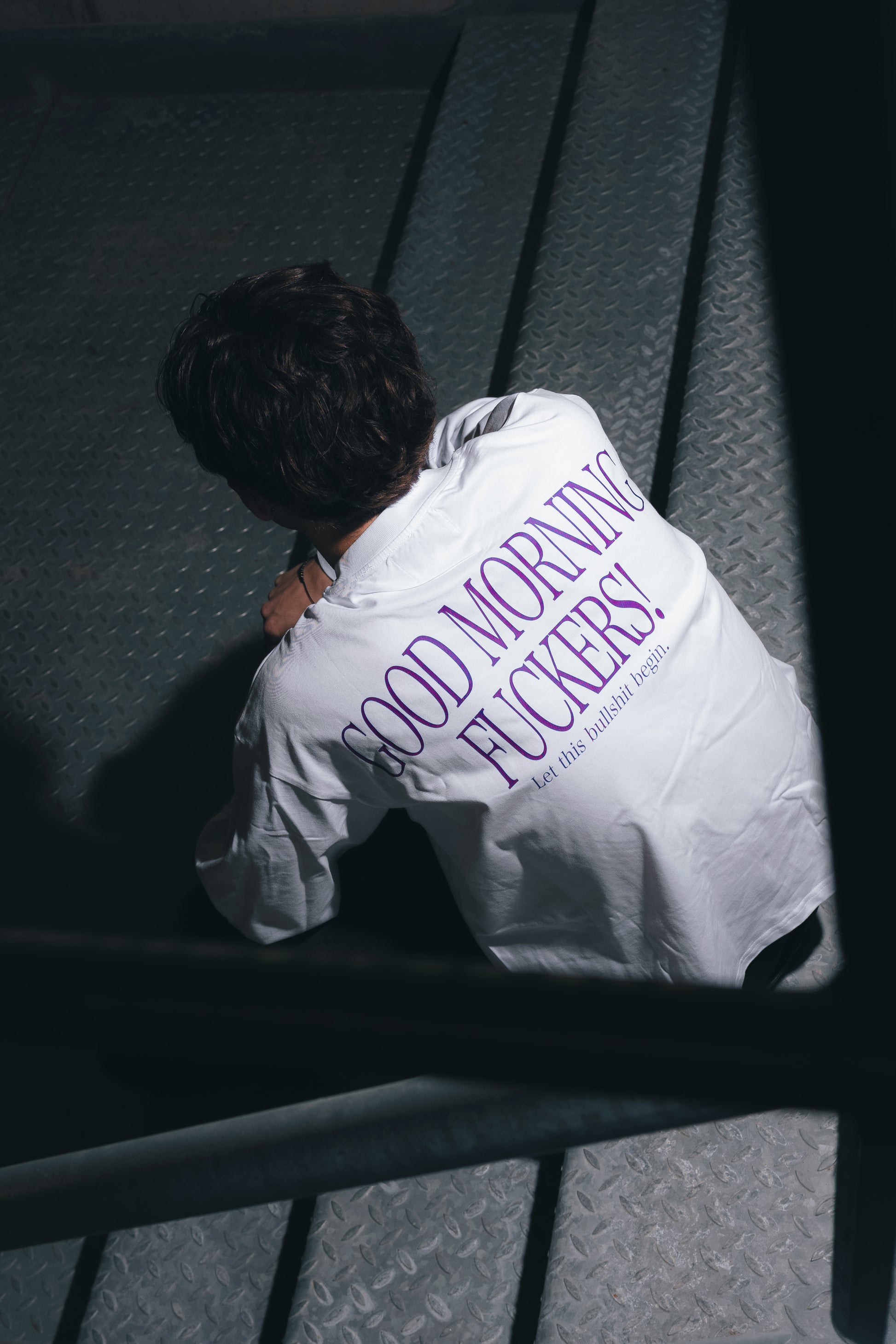 FUCKERS BOXY WHITE LONGSLEEVE