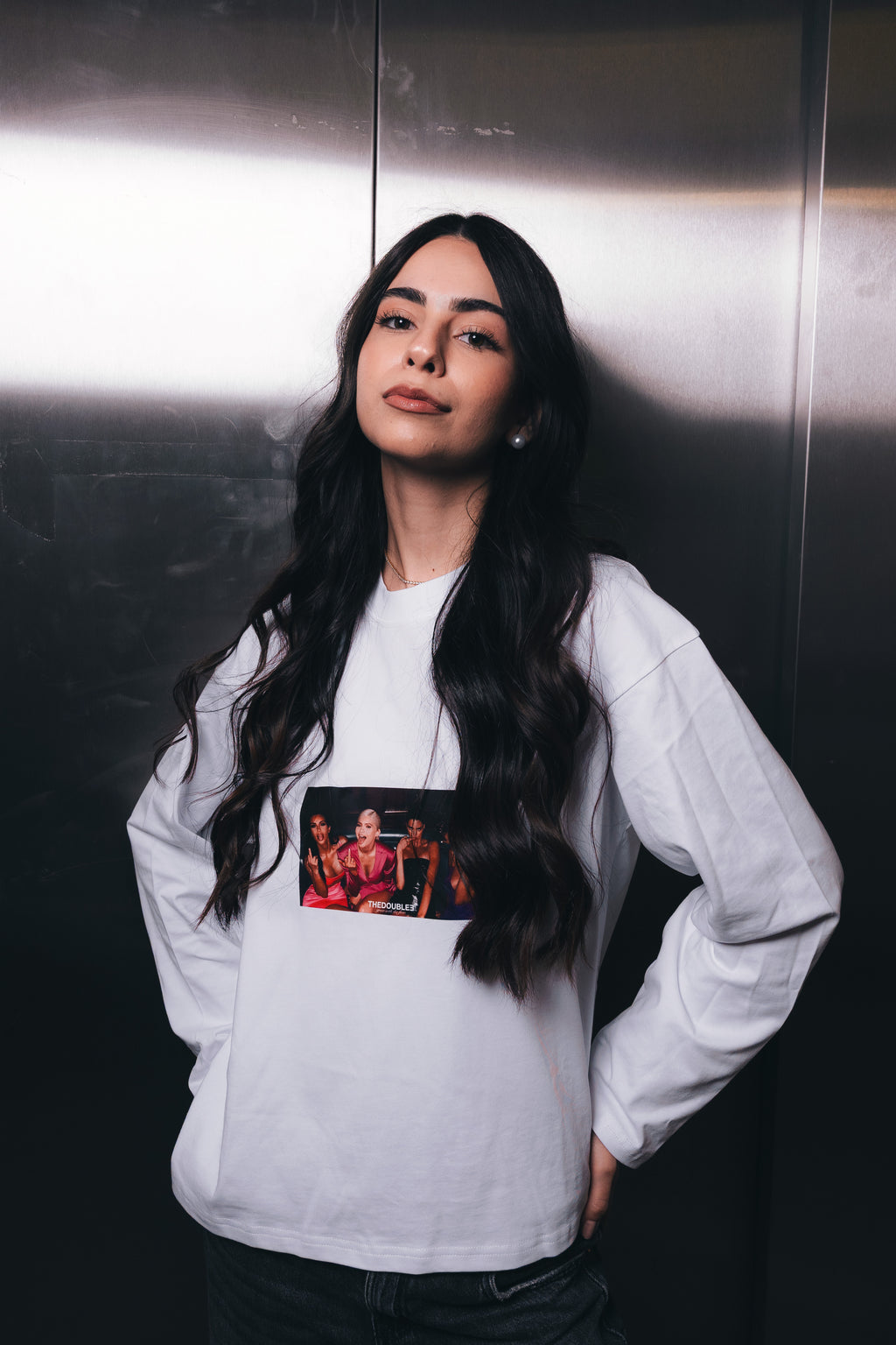 FUCKERS BOXY WHITE LONGSLEEVE