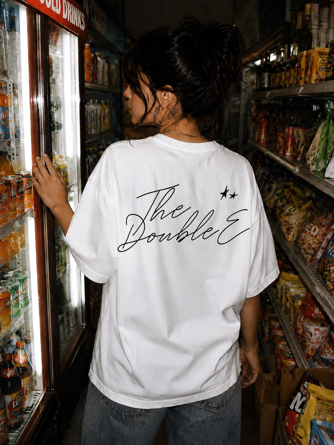 SIGNATURE BOXY WHITE TEE