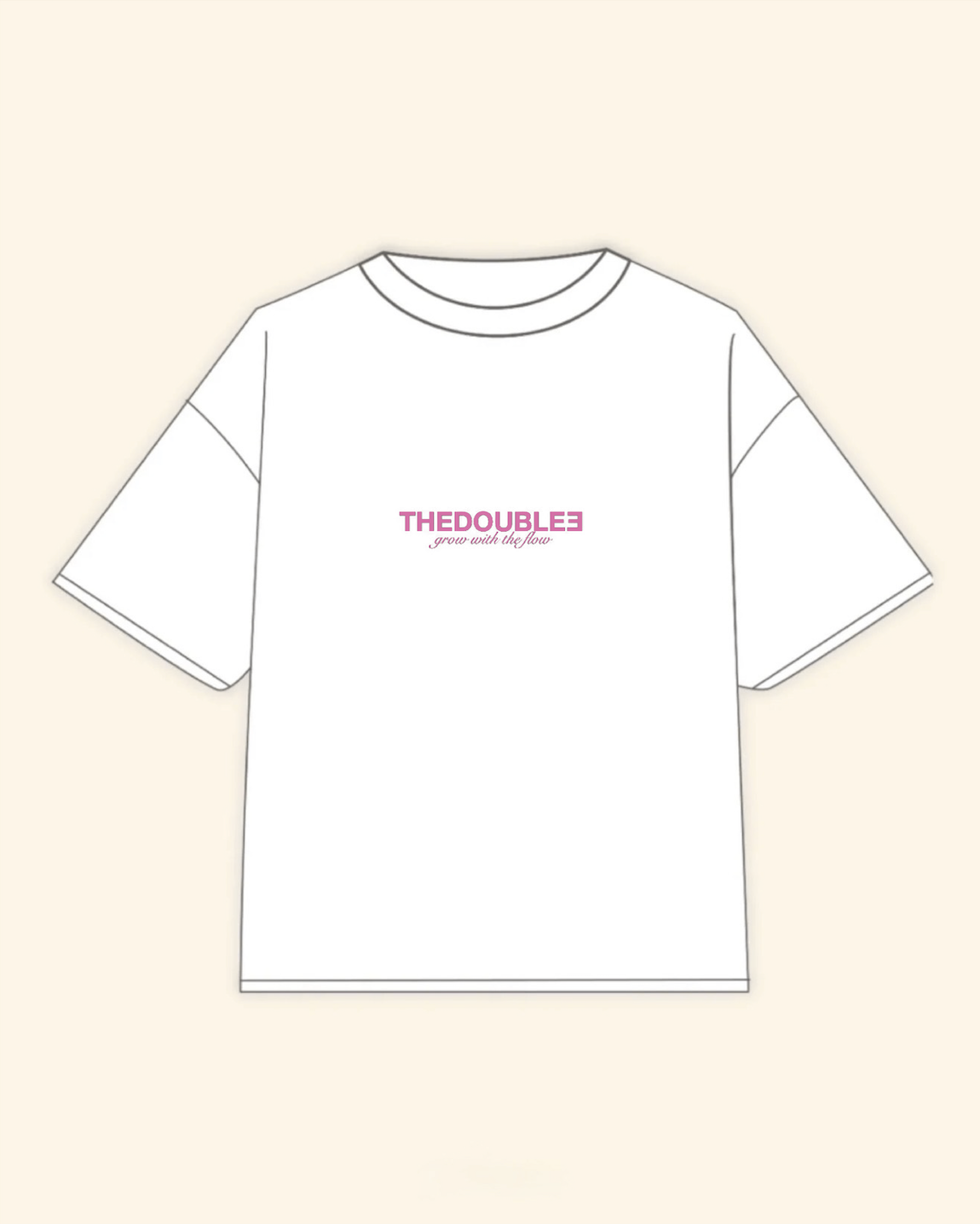MY CRUSHES BOXY WHITE TEE