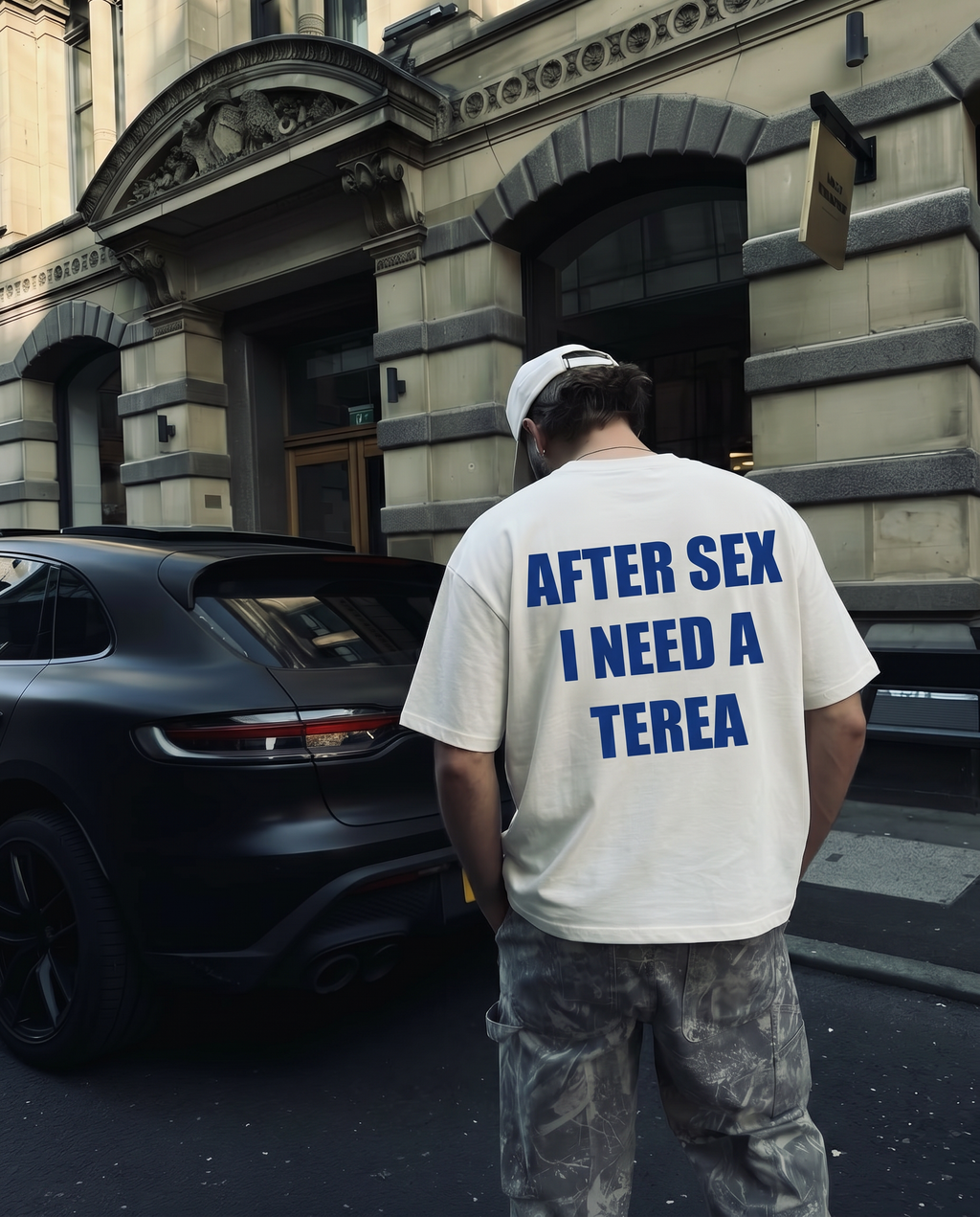TEREA BOXY WHITE TEE