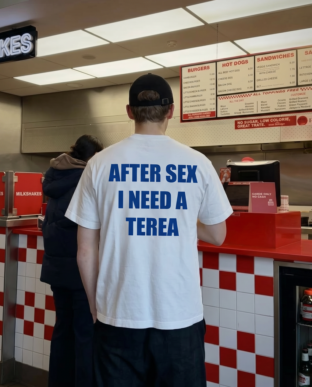 TEREA BOXY WHITE TEE
