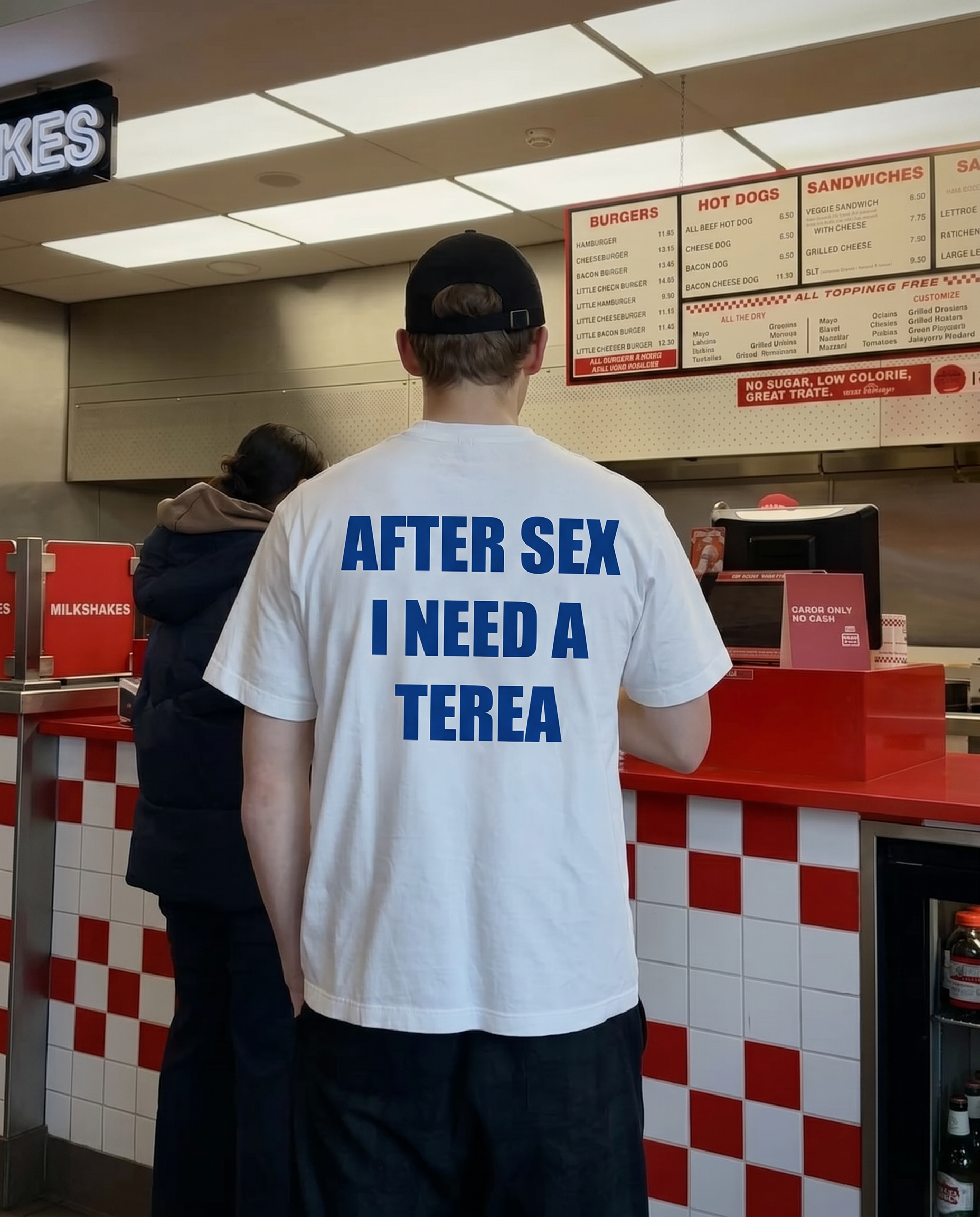 TEREA BOXY WHITE TEE