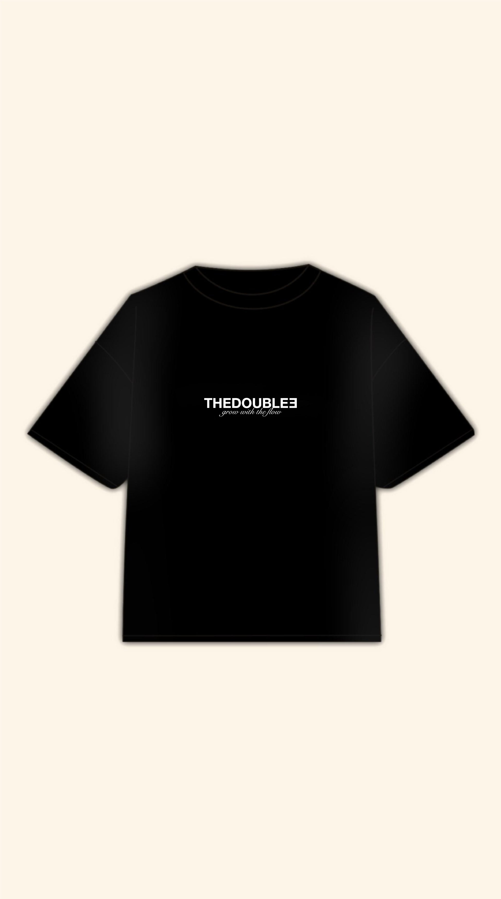 VOGUE GIRL BOXY BLACK TEE