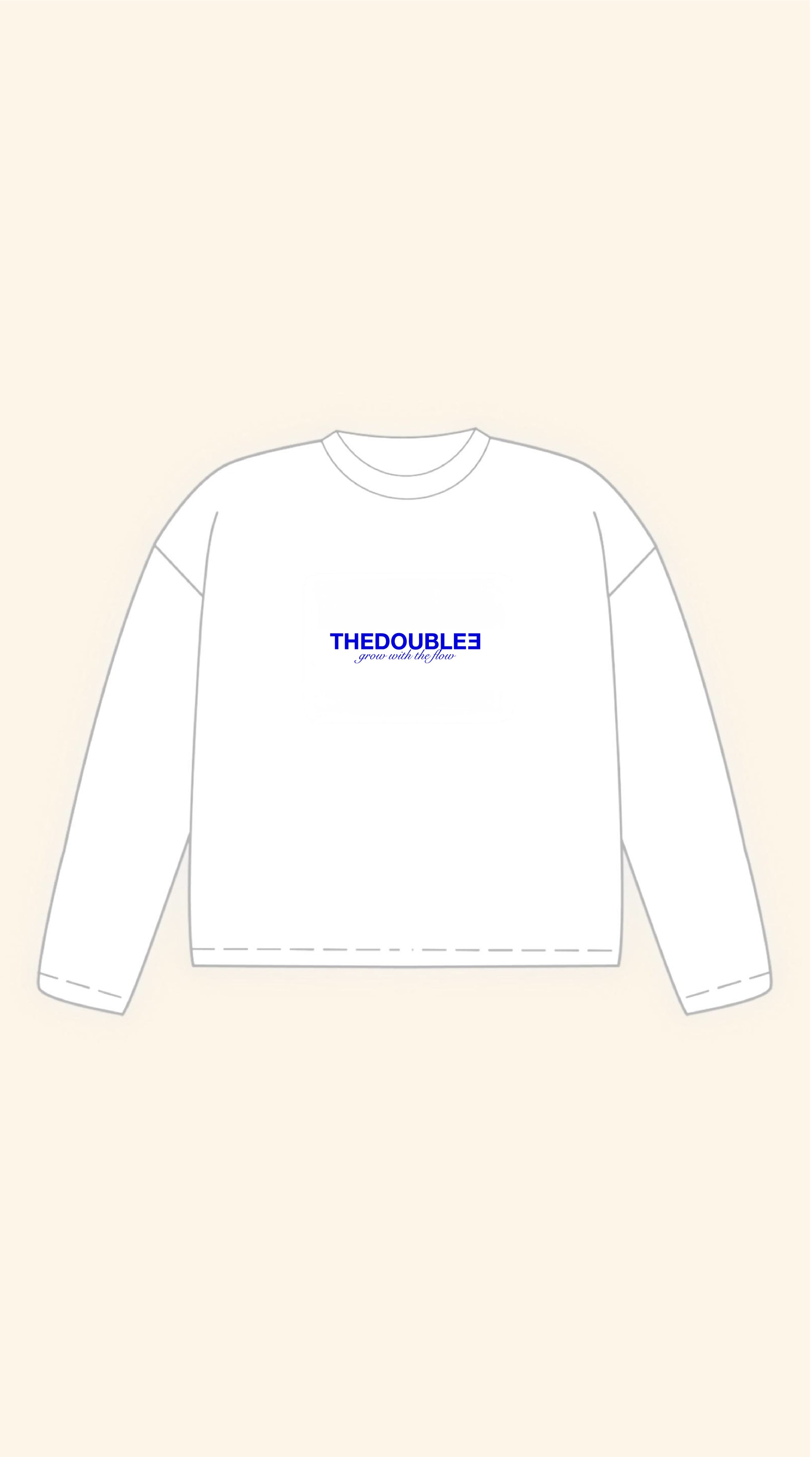 CLUBBING WHITE BOXY LONGSLEEVE