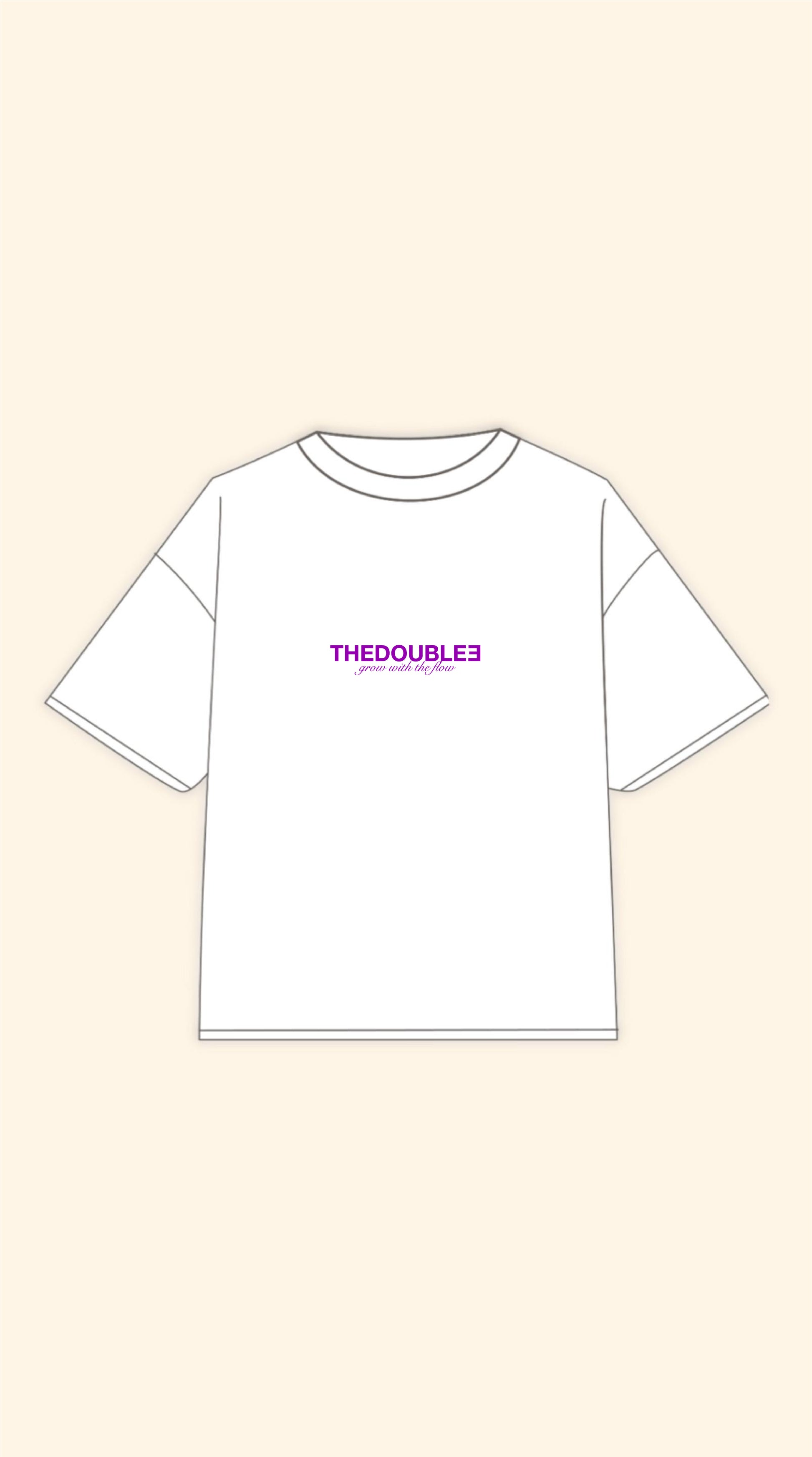 NOT SHY BOXY WHITE TEE