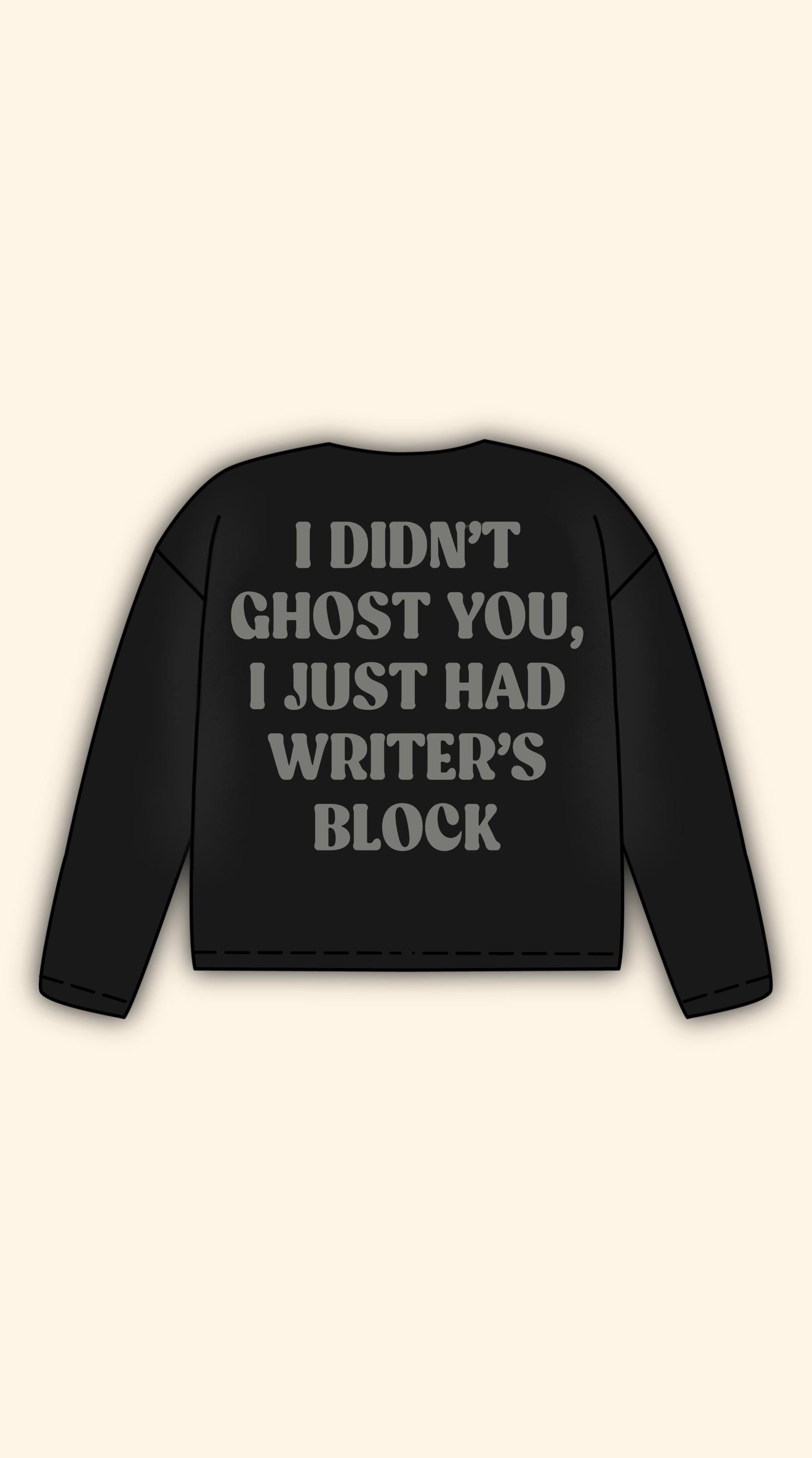GHOST BOXY BLACK LONGSLEEVE