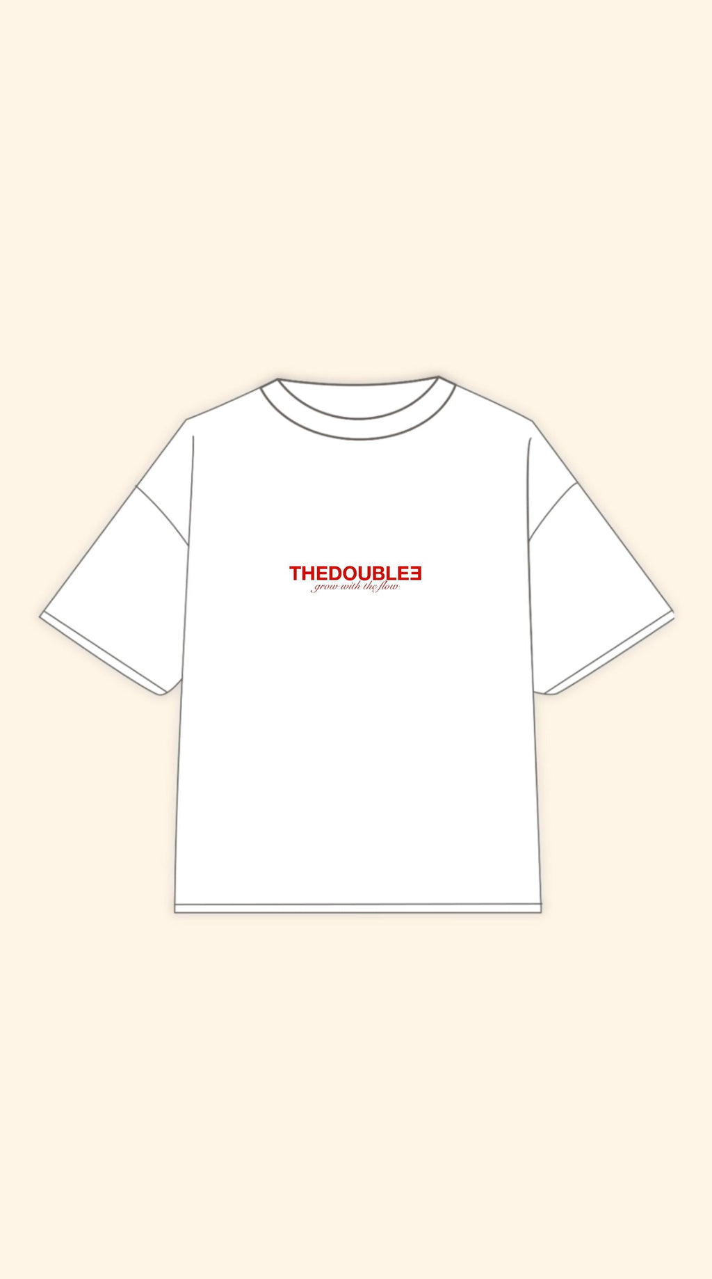 CRAZY BLONDE BOXY WHITE TEE