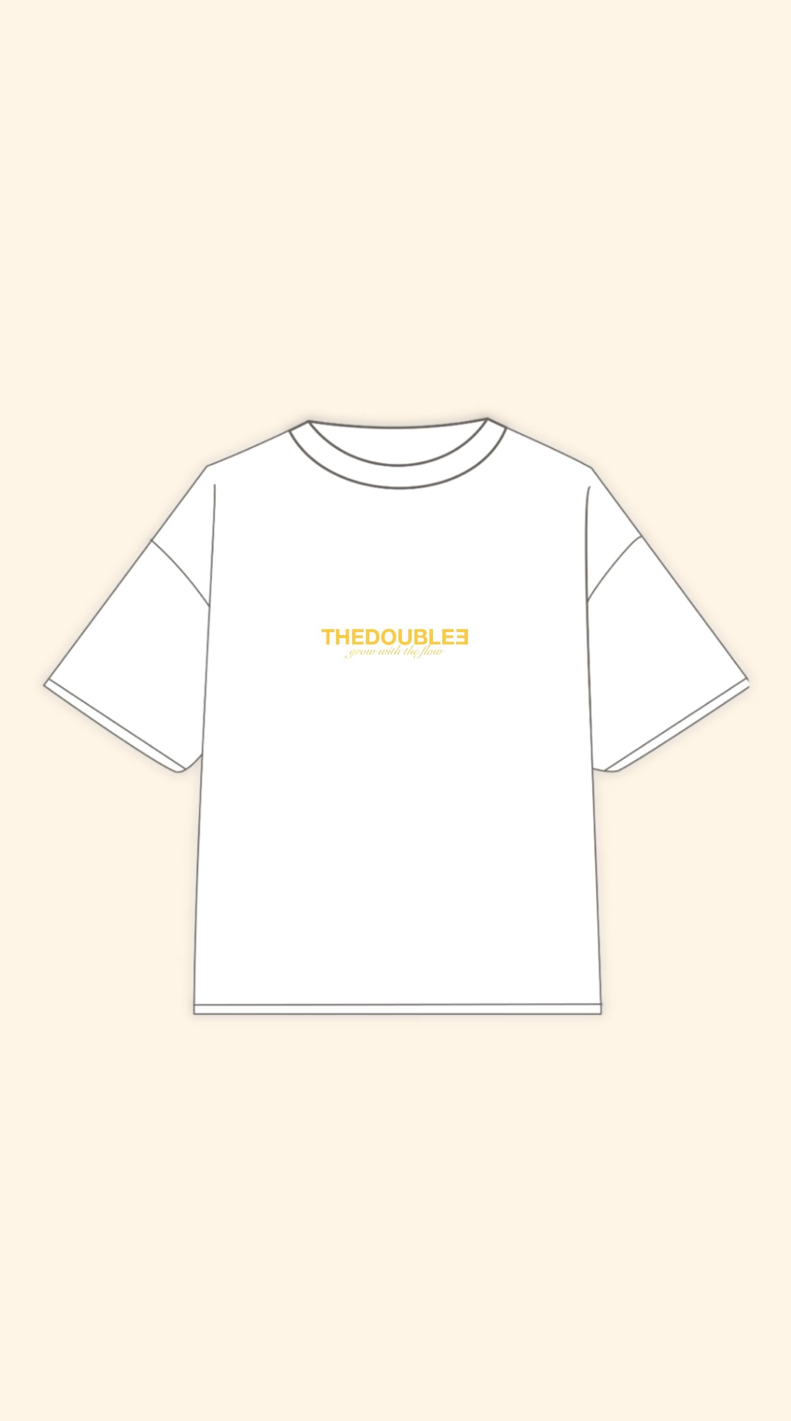 CRAZY BRUNETTE BOXY WHITE TEE