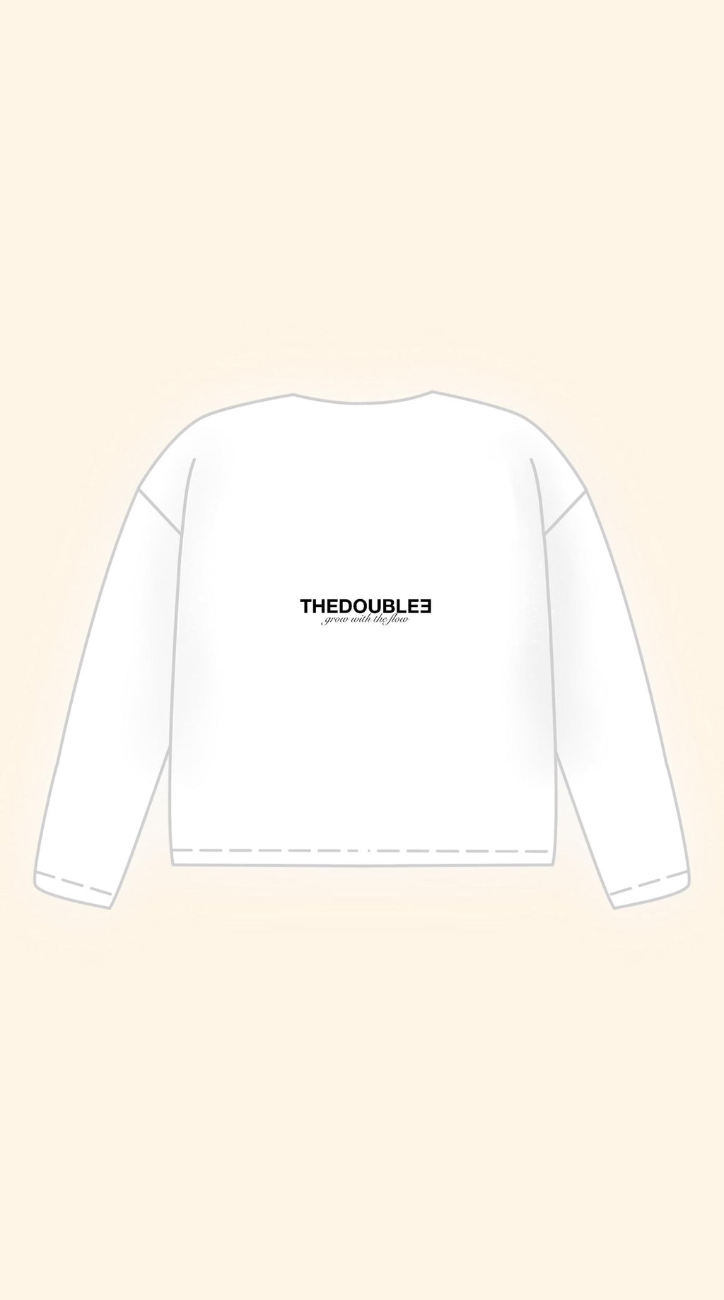 F**K LOVE BOXY WHITE LONGSLEEVE