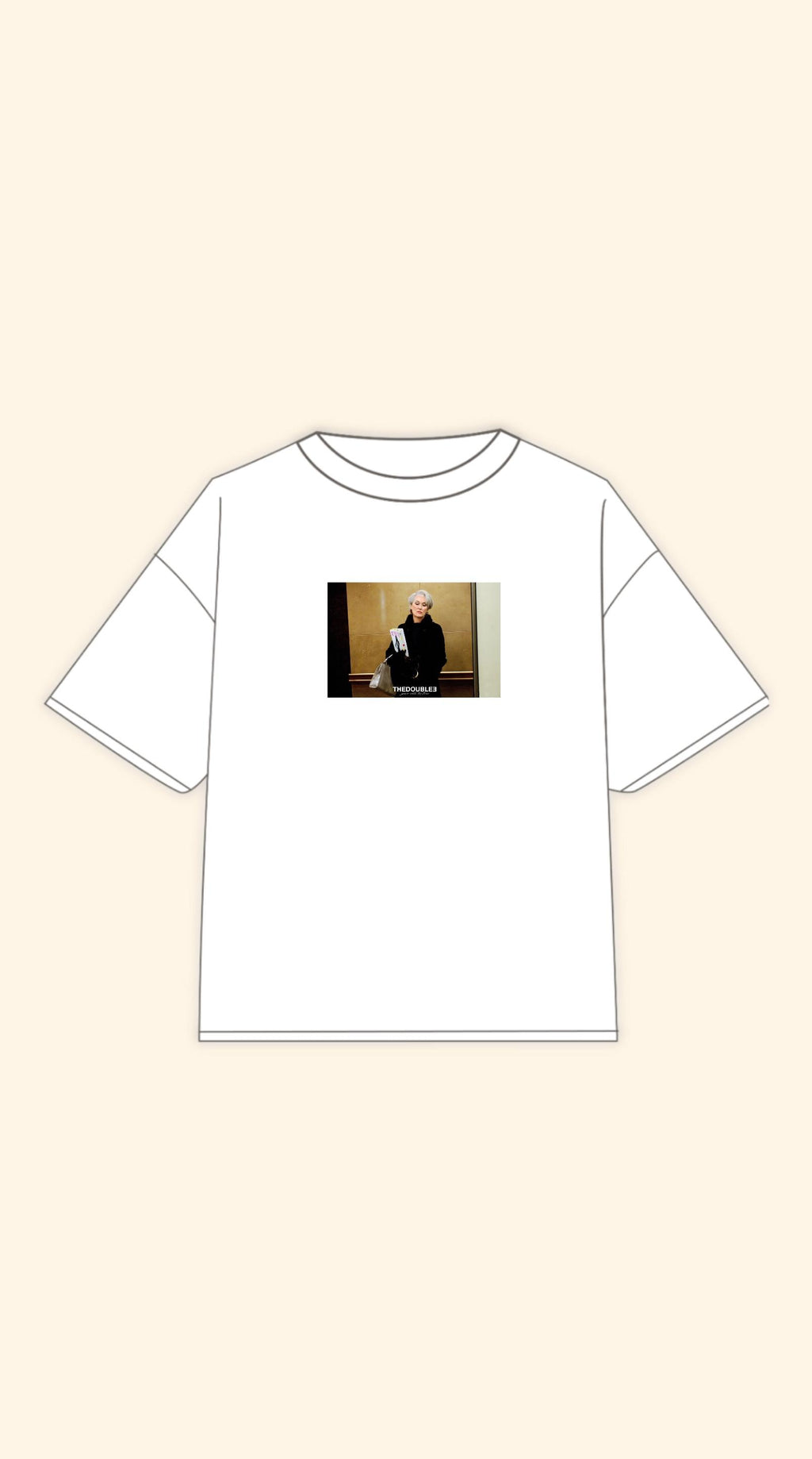DEVIL BOXY WHITE TEE