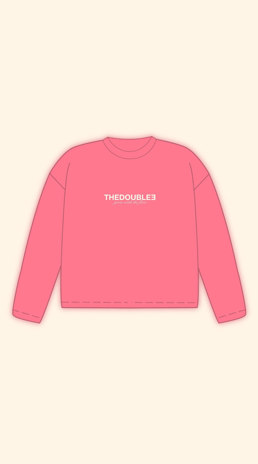 ANYONE BOXY PINK LONGSLEEVE