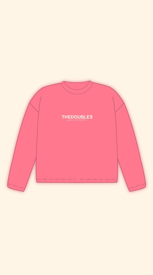 ANYONE BOXY PINK LONGSLEEVE