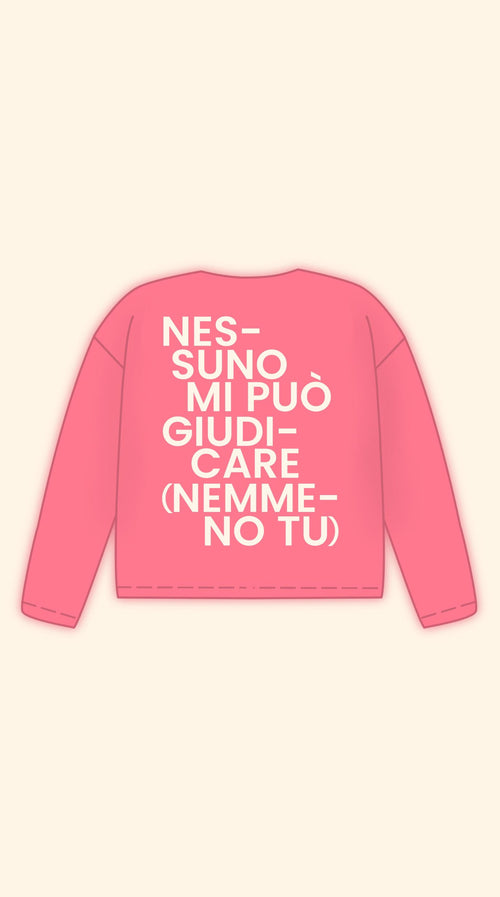 ANYONE BOXY PINK LONGSLEEVE