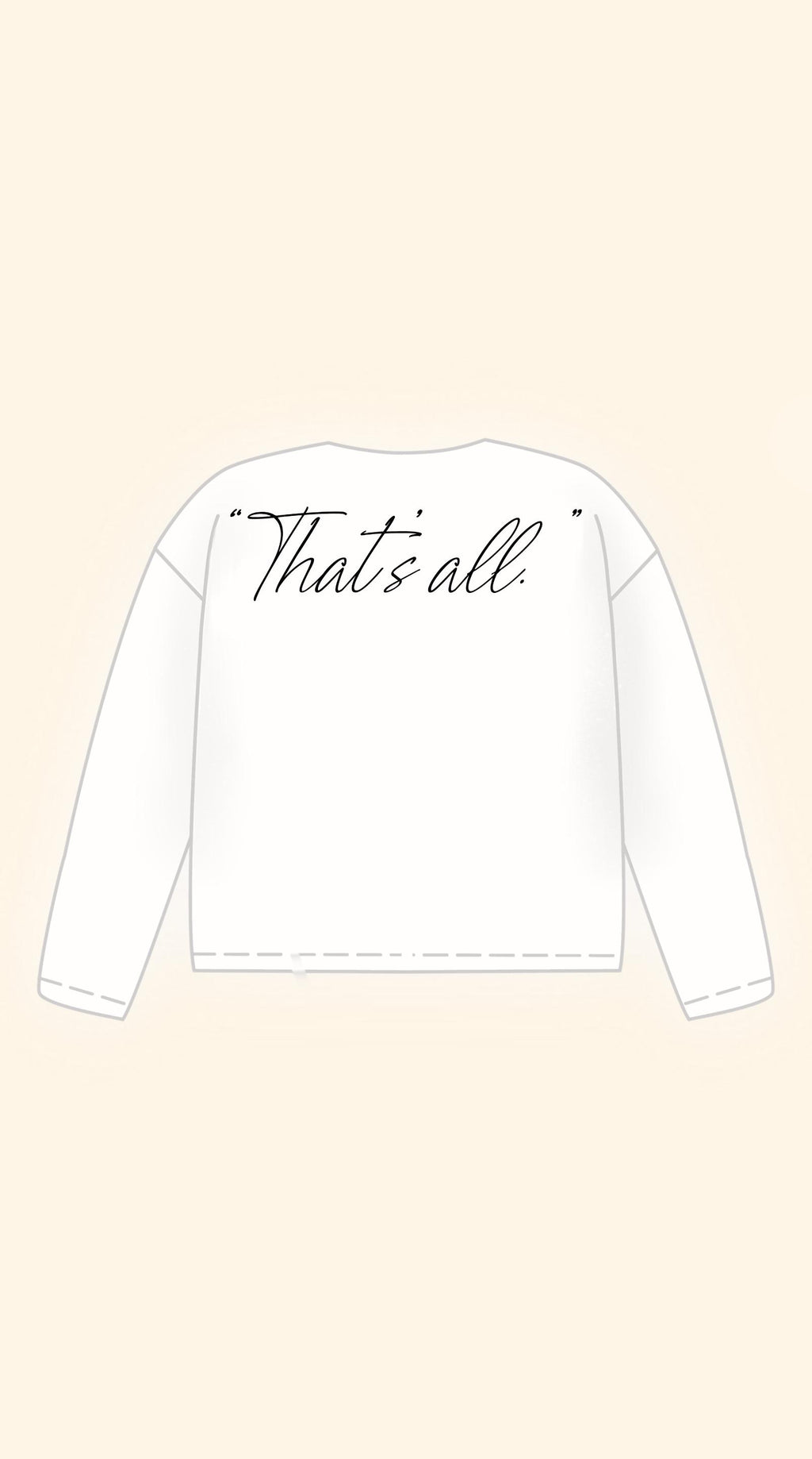 DEVIL BOXY WHITE LONGSLEEVE