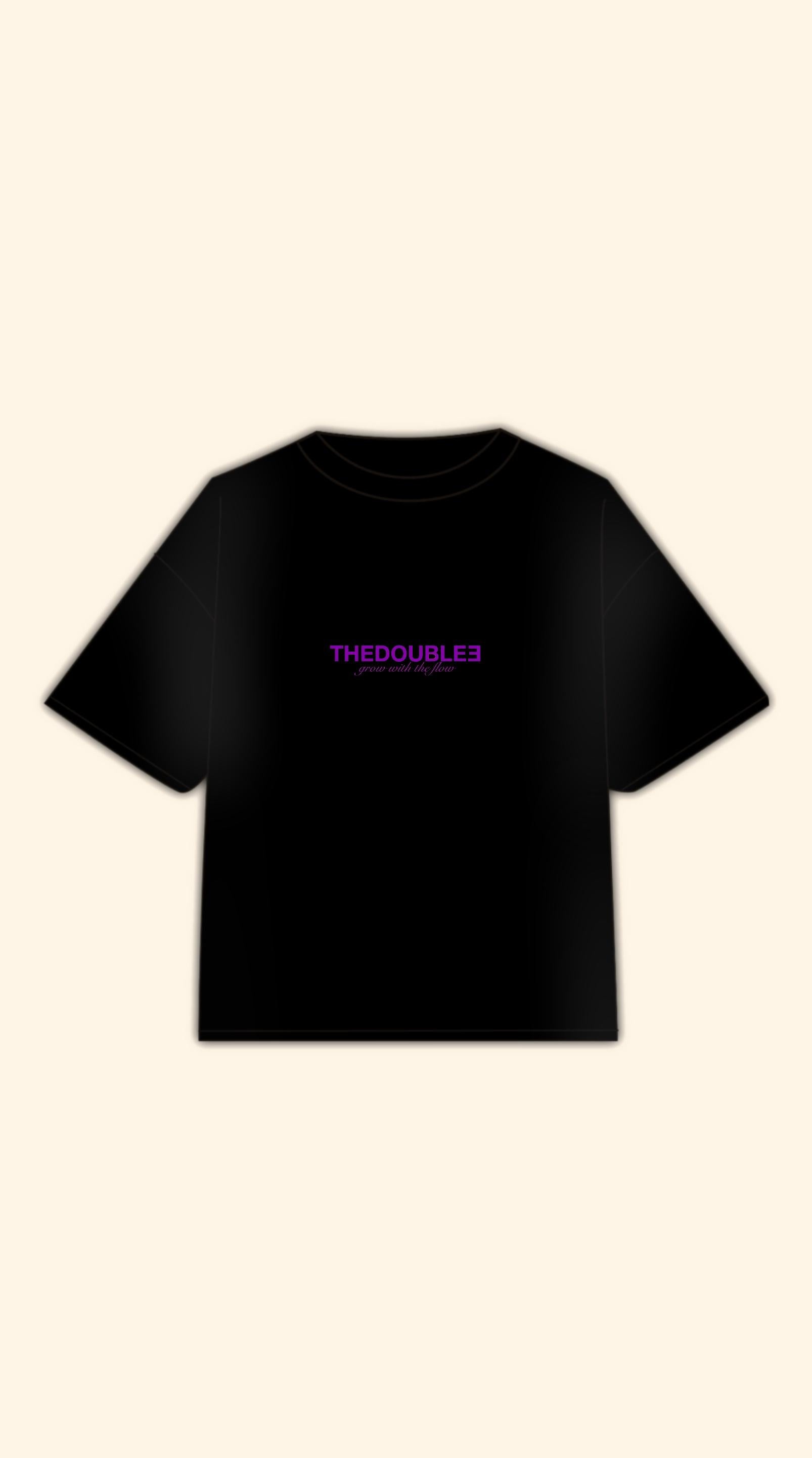 NOT FLIRTING BOXY BLACK TEE