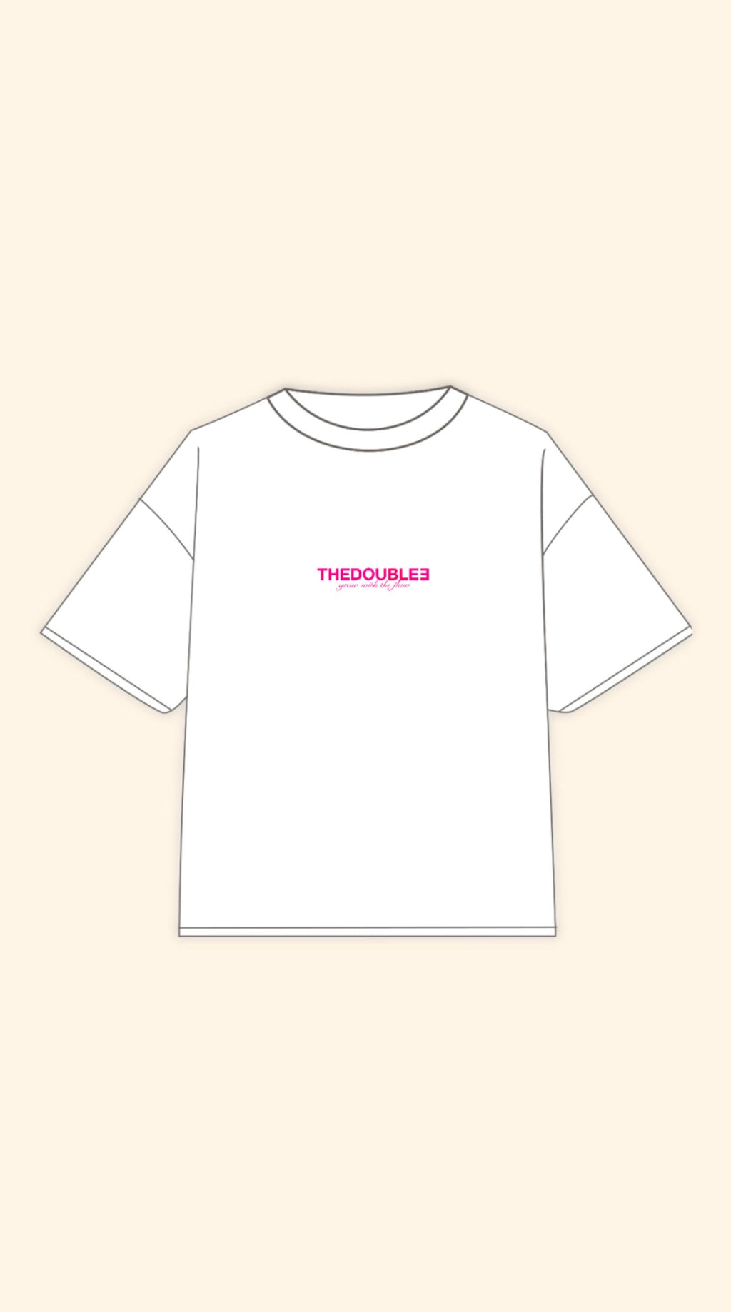 LIFE IS TOO SHORT BOXY WHITE TEE