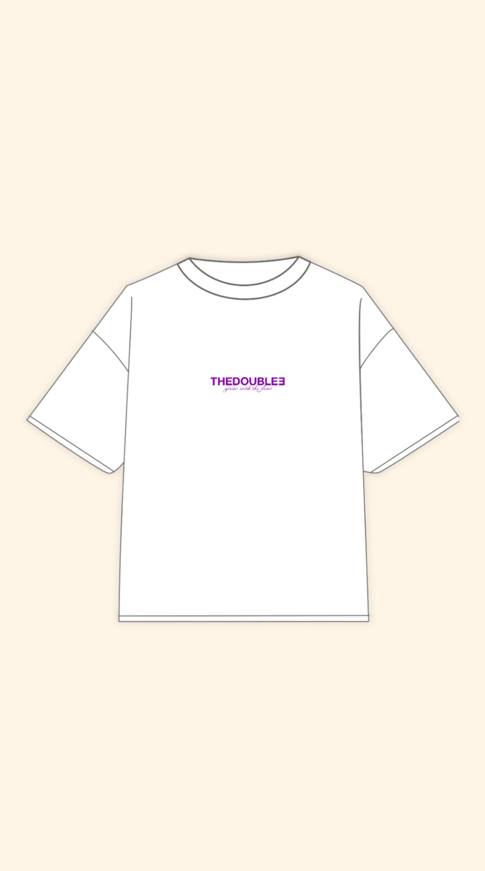 FLIRTING BOXY WHITE TEE