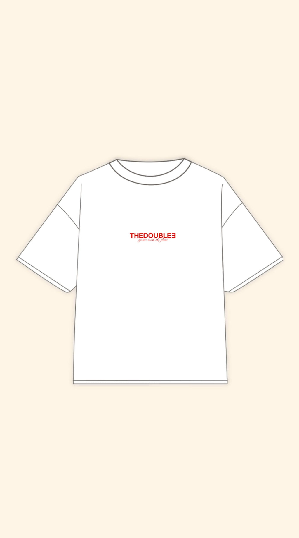 AMORE BOXY WHITE TEE