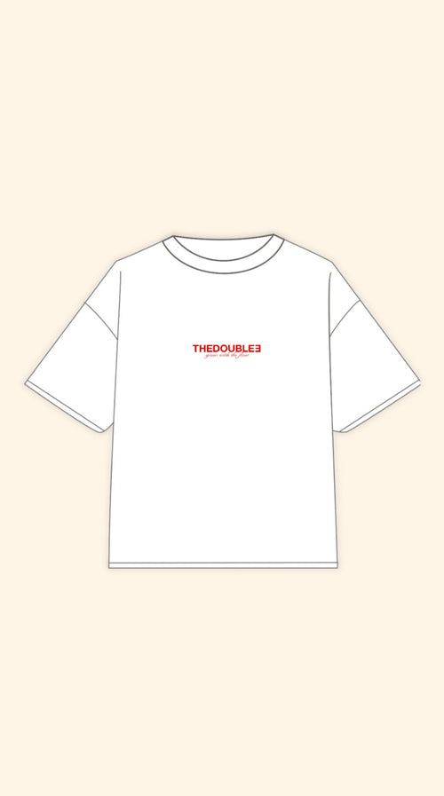 AMORE BOXY WHITE TEE