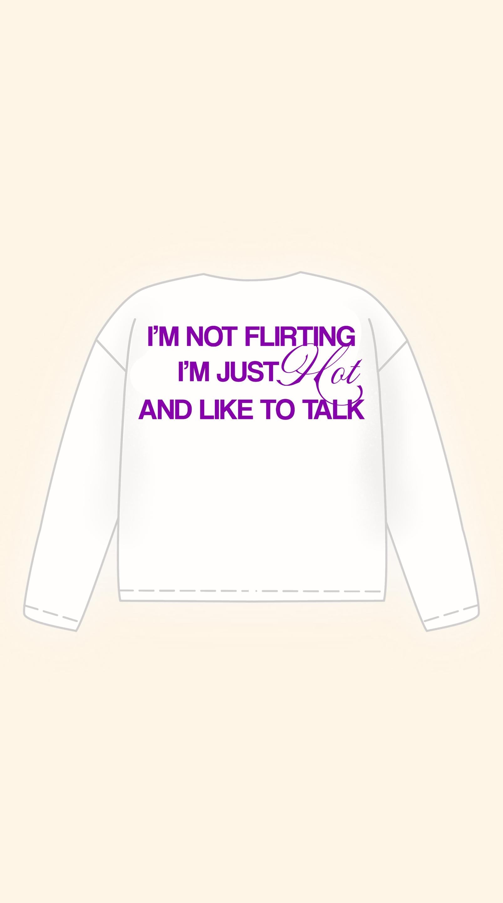 FLIRTING WHITE LONGSLEEVE