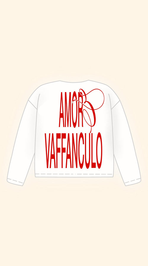 AMORE WHITE LONGSLEEVE