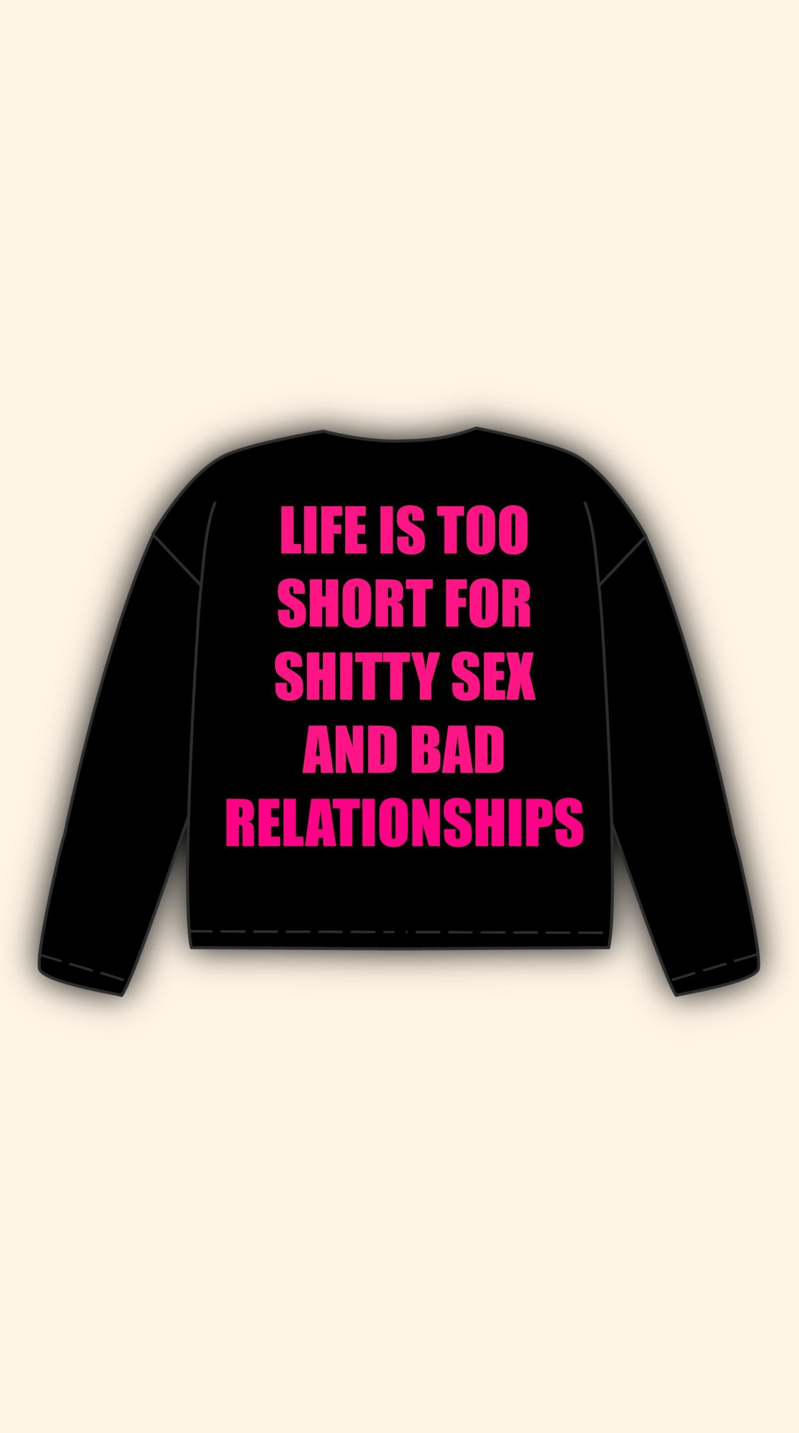 TOO SHORT BLACK LONGSLEEVE