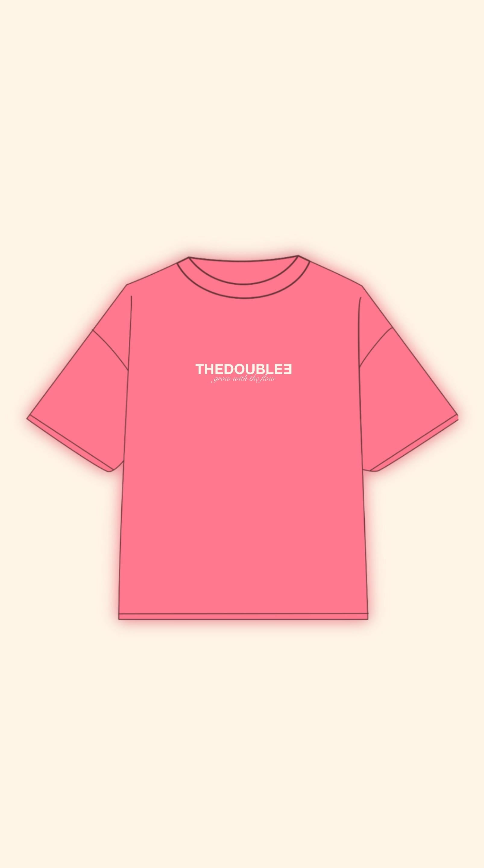 FUCK THINK BOXY PINK TEE