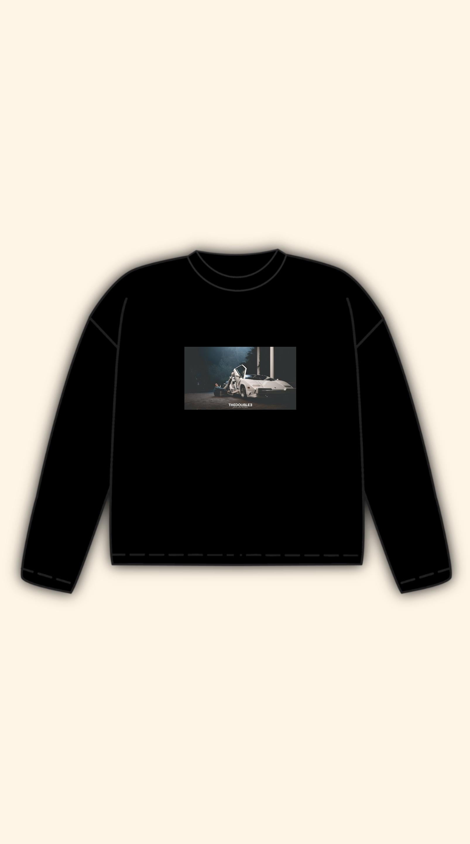 WOLF BLACK LONGSLEEVE